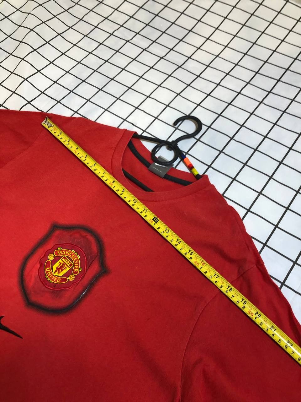 Nike Vintage Manchester United Nike Centre Logo Swoosh T-Shirt Size US XL / EU 56 / 4 - 5 Thumbnail