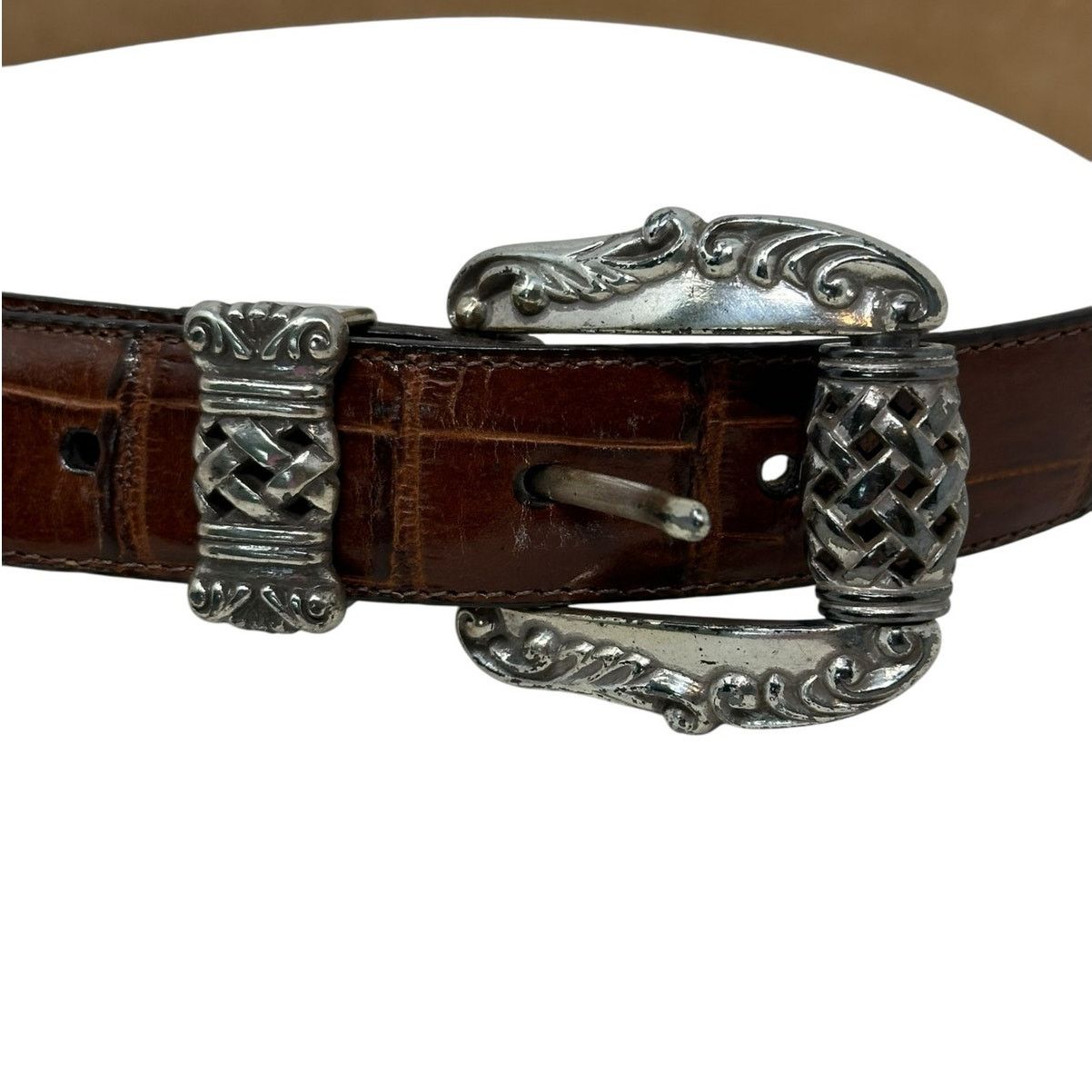 Brighton Brighton vintage brown silver buckle belt size Medium Size ONE SIZE - 6 Thumbnail