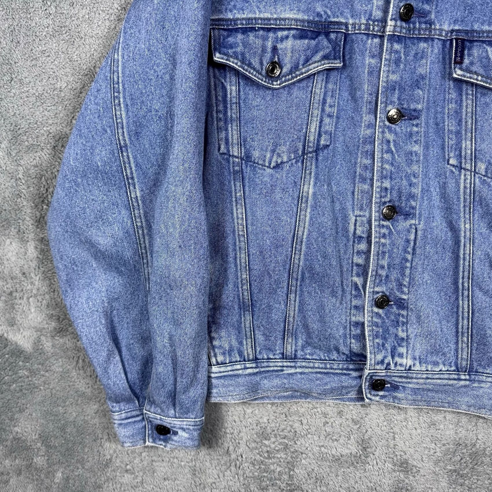 Polo Ralph Lauren VINTAGE Polo Ralph Lauren Denim Jacket Mens M Jeans Fade Trucker 90s RL Grunge Y2K Size US M / EU 48-50 / 2 - 2 Thumbnail