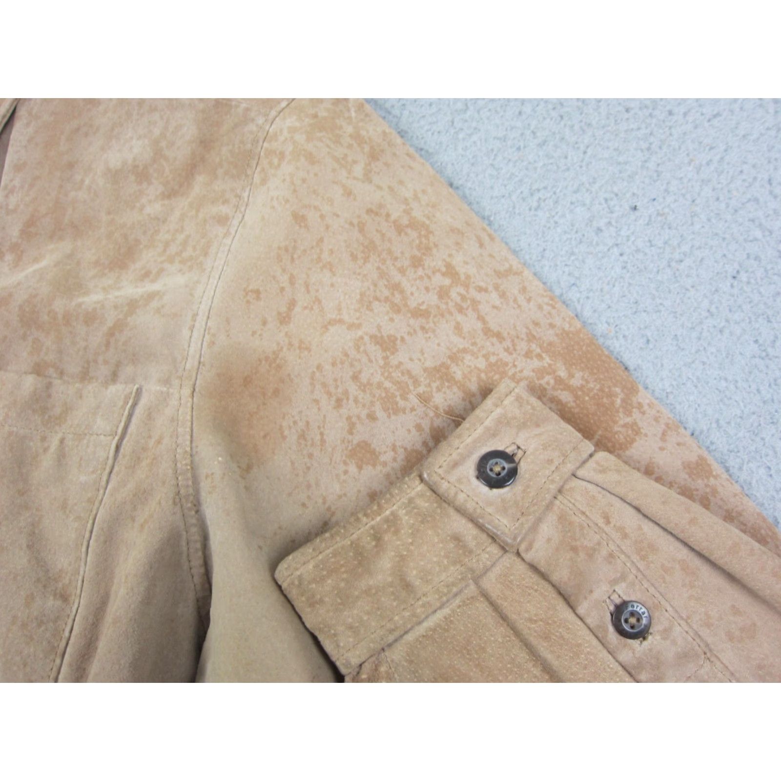 Vintage VINTAGE J. Ferrar Leather Jacket Mens L Brown Suede Button Front 90s Western Bomber Jacket Lined Solid Brown Mens2020 Size US L / EU 52-54 / 3 - 5 Thumbnail