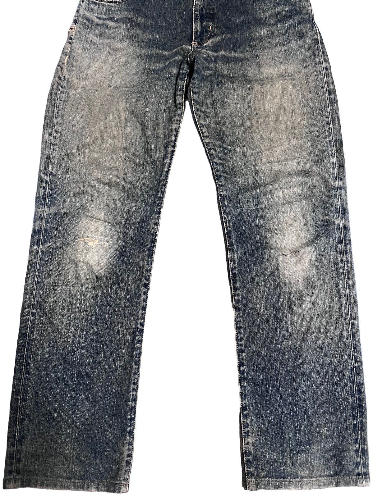 Vintage × Wrangler Vintage Wrangler Mudwsh Distressed Style Jeans Size US 32 / EU 48 - 3 Thumbnail