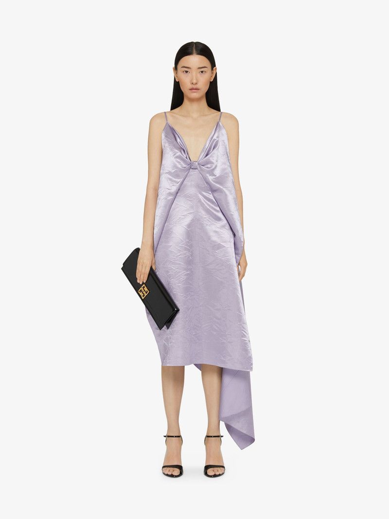 Givenchy o1w1db10326 Bow Dress in Purple Size XS / US 0-2 / IT 36-38 - 2 Thumbnail