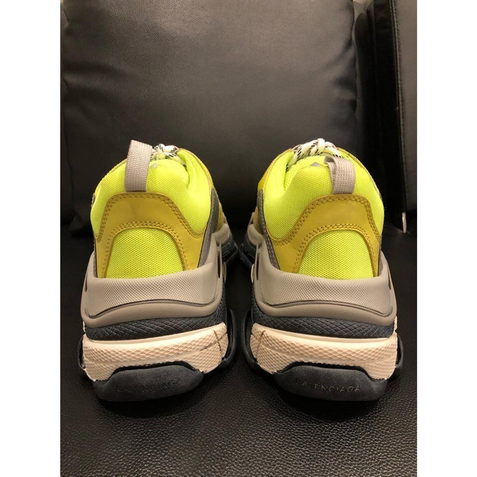 Balenciaga Balenciaga Triple S Sneaker Neon Yellow Grey Speed Size US 9 / EU 42 - 11 Thumbnail