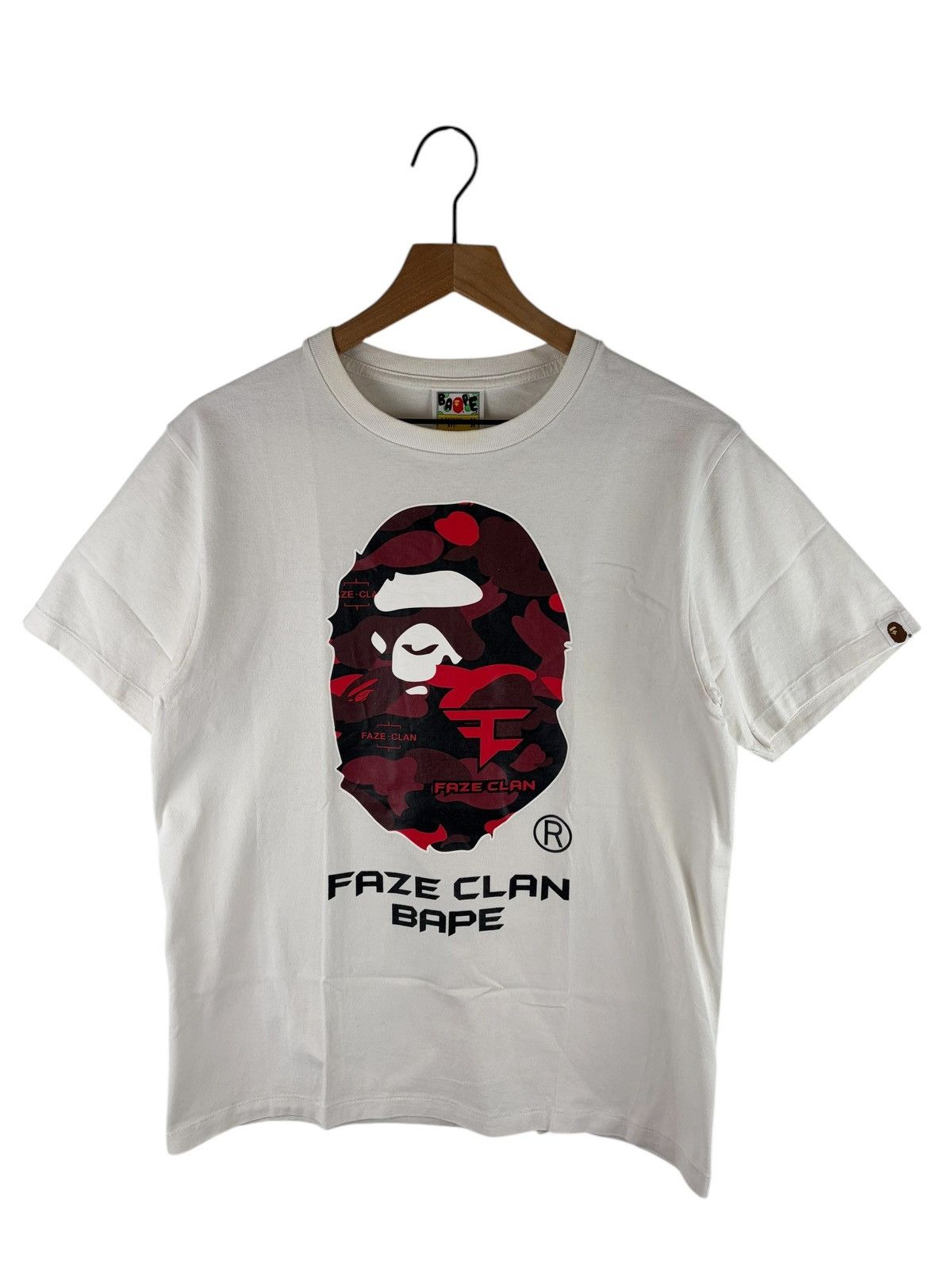 Bape Bape x Faze Clan Camo Head Print Tee Size US M / EU 48-50 / 2 - 1 Thumbnail