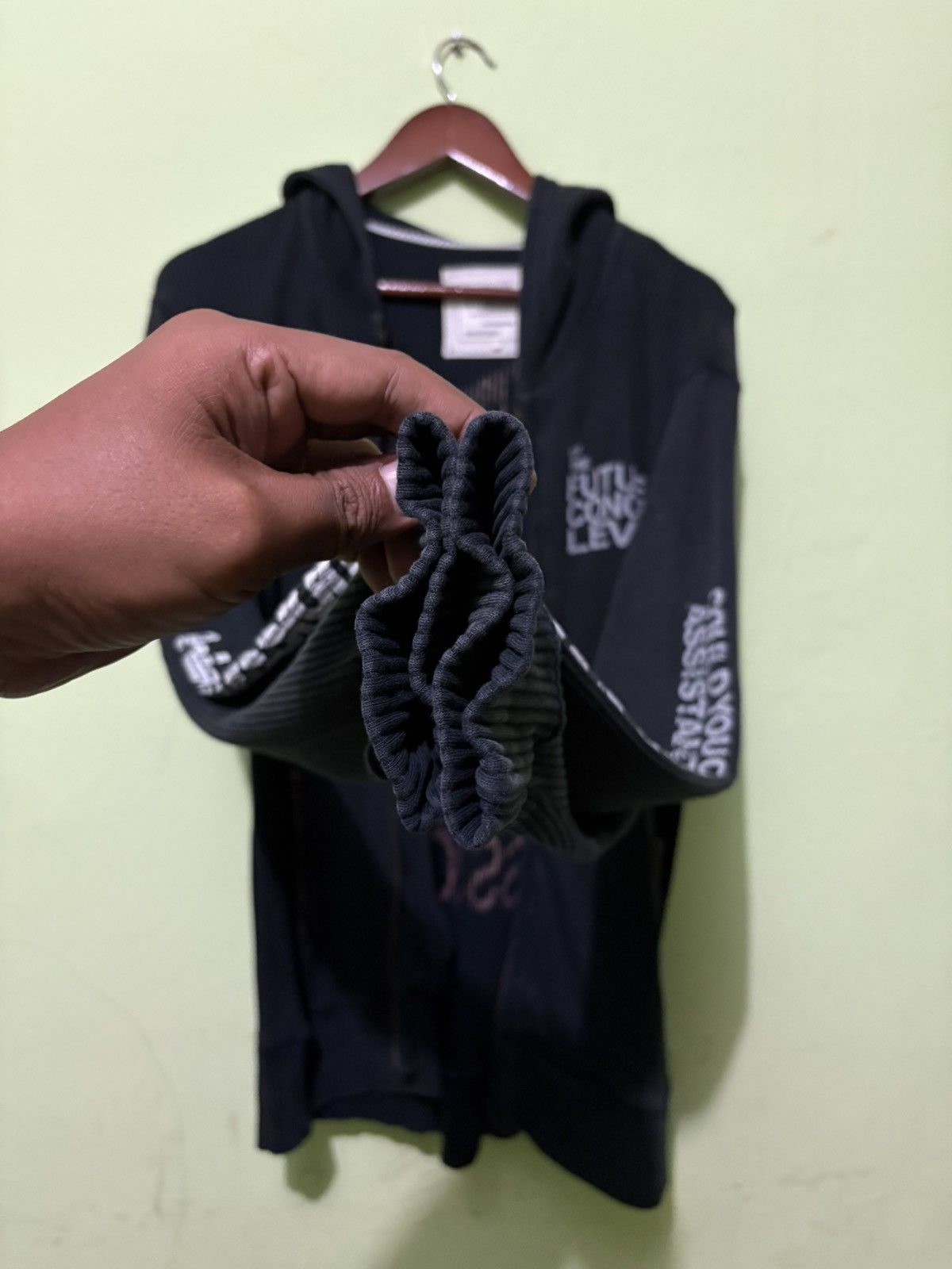 Other 4th Generate Streetwear Corduroy Black Hoodie Big Logo Size US L / EU 52-54 / 3 - 8 Thumbnail