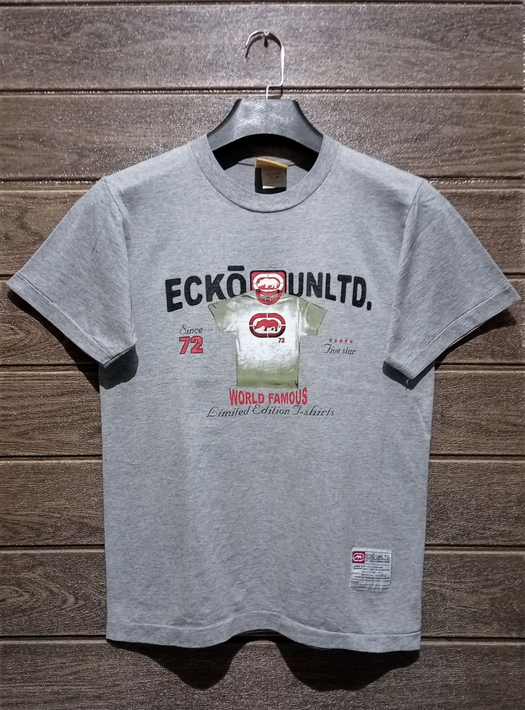 Ecko Unltd. × Marc Ecko VTG'90s Single Stitch Ecko Unltd World Famous Limited Ed Tee Size US M / EU 48-50 / 2 - 1 Thumbnail