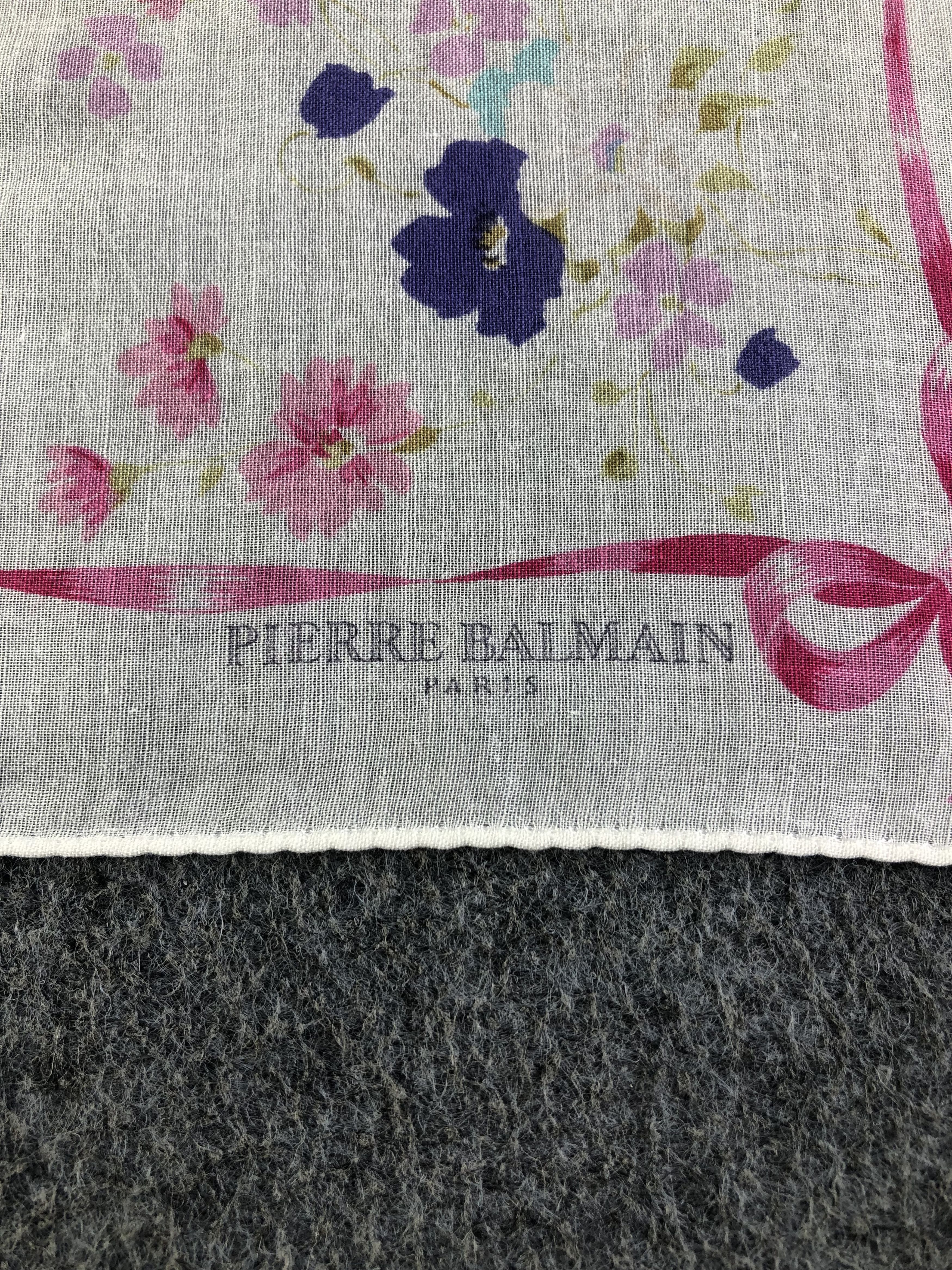 Pierre Balmain Pierre Balmain Handkerchief / Bandana / Neckerchief C353 Size ONE SIZE - 5 Thumbnail