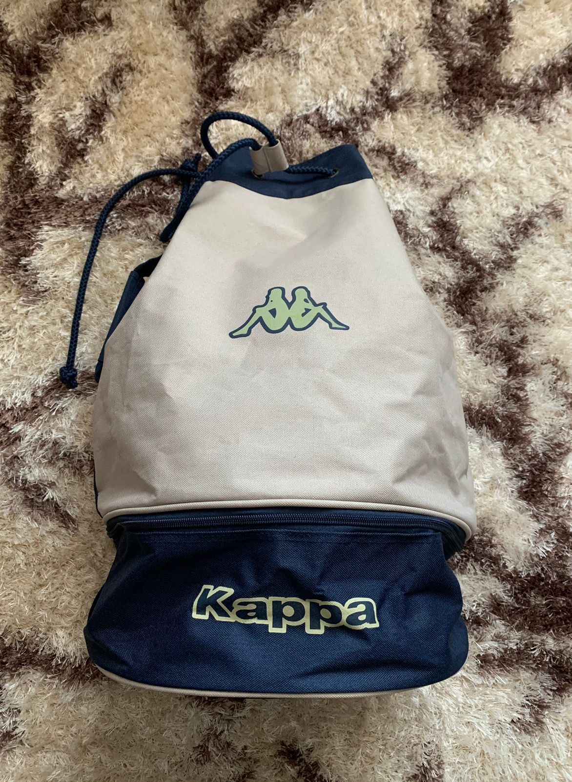 Pre-owned Kappa Bag Big Bag Logo In Beige