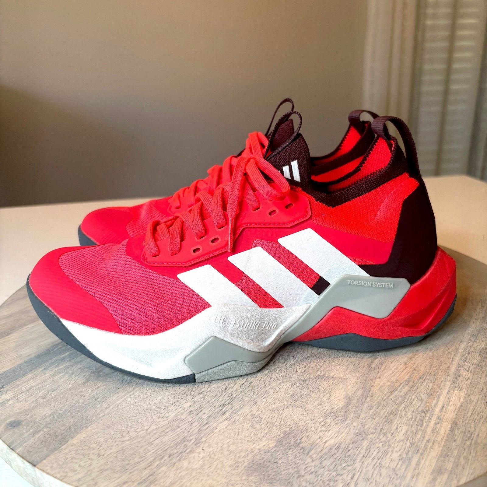 Adidas Adidas Rapidmove Trainer Lucid Red White Ruby Men's Size 6.5 Size US 6.5 / EU 39-40 - 2 Thumbnail