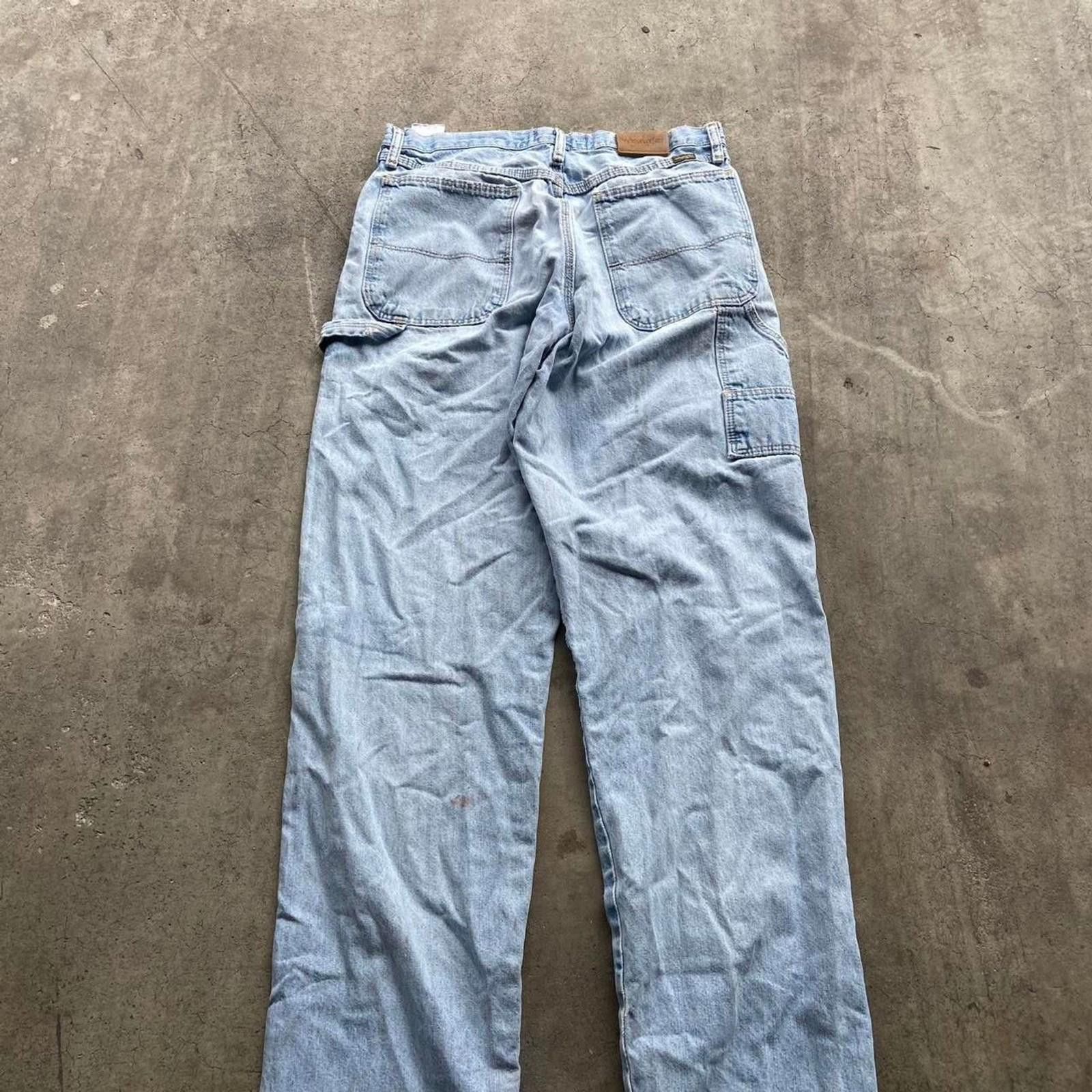 Wrangler Wrangler Carpernter Pants Faded Denim Wash Size 32x34 Size US 32 / EU 48 - 4 Thumbnail