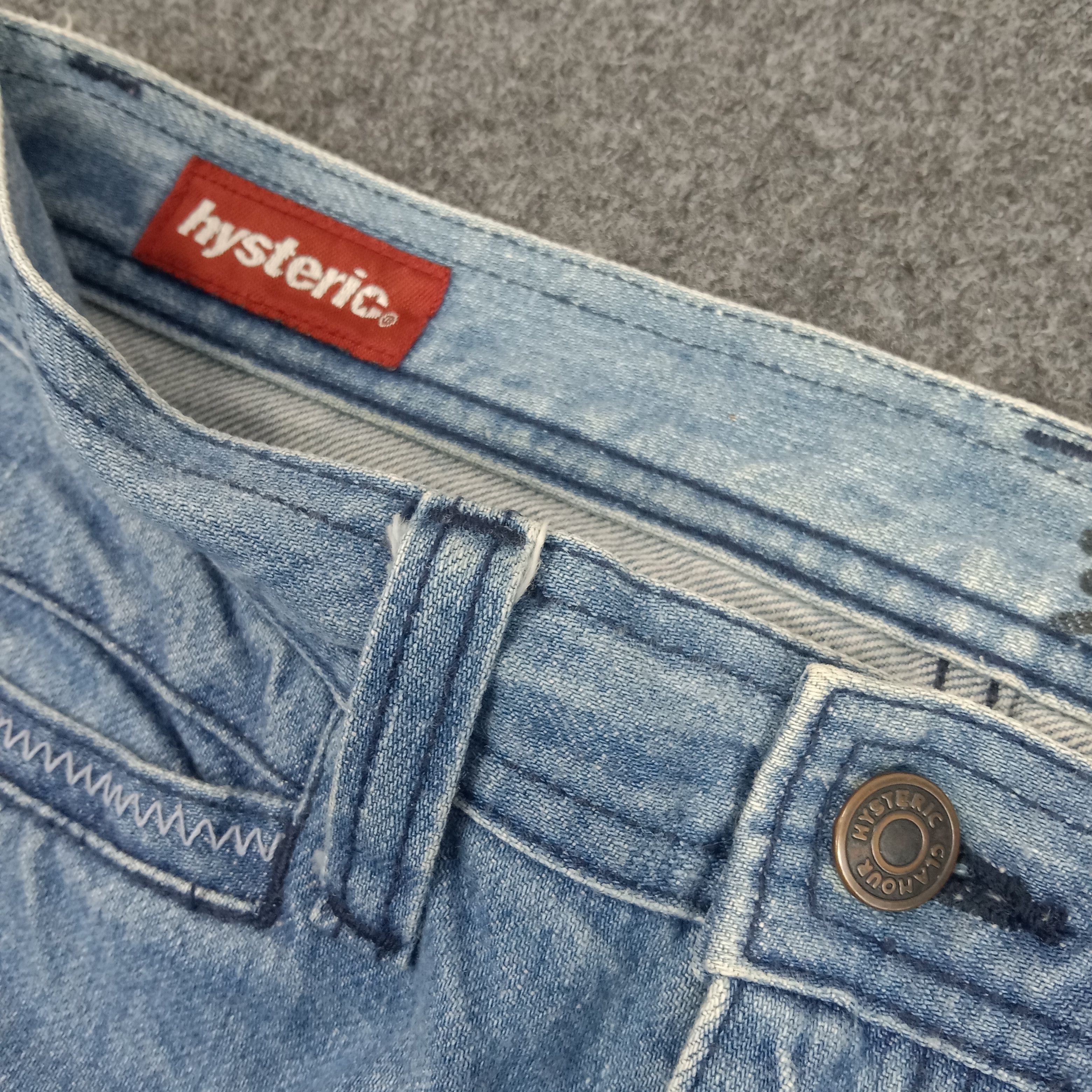 Hysteric Glamour × Japanese Brand × Vintage Hysteric Glamour Japanese Brand Bootcut Denim Jeans Size 28" / US 6 / IT 42 - 7 Thumbnail