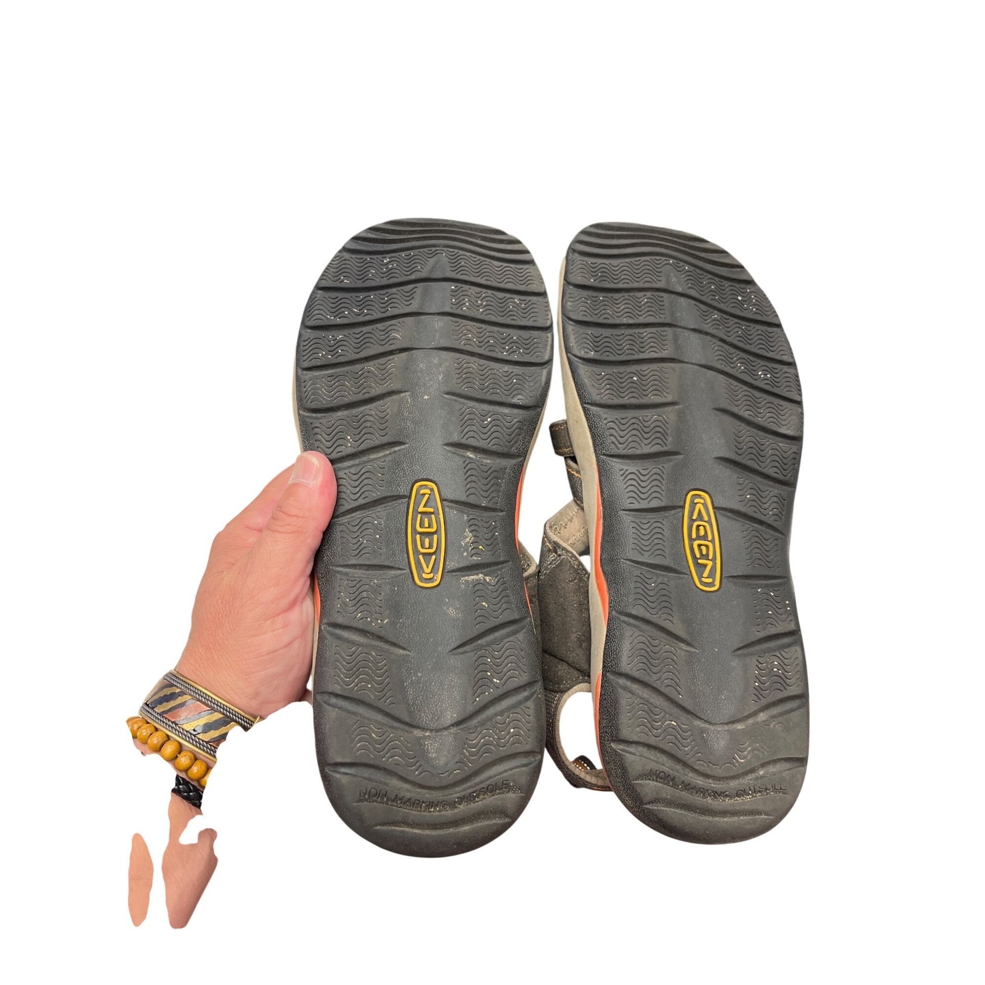 KEEN Keen mens brown leather waterproof hiking water sandals shoe Size US 13 / EU 46 - 4 Thumbnail