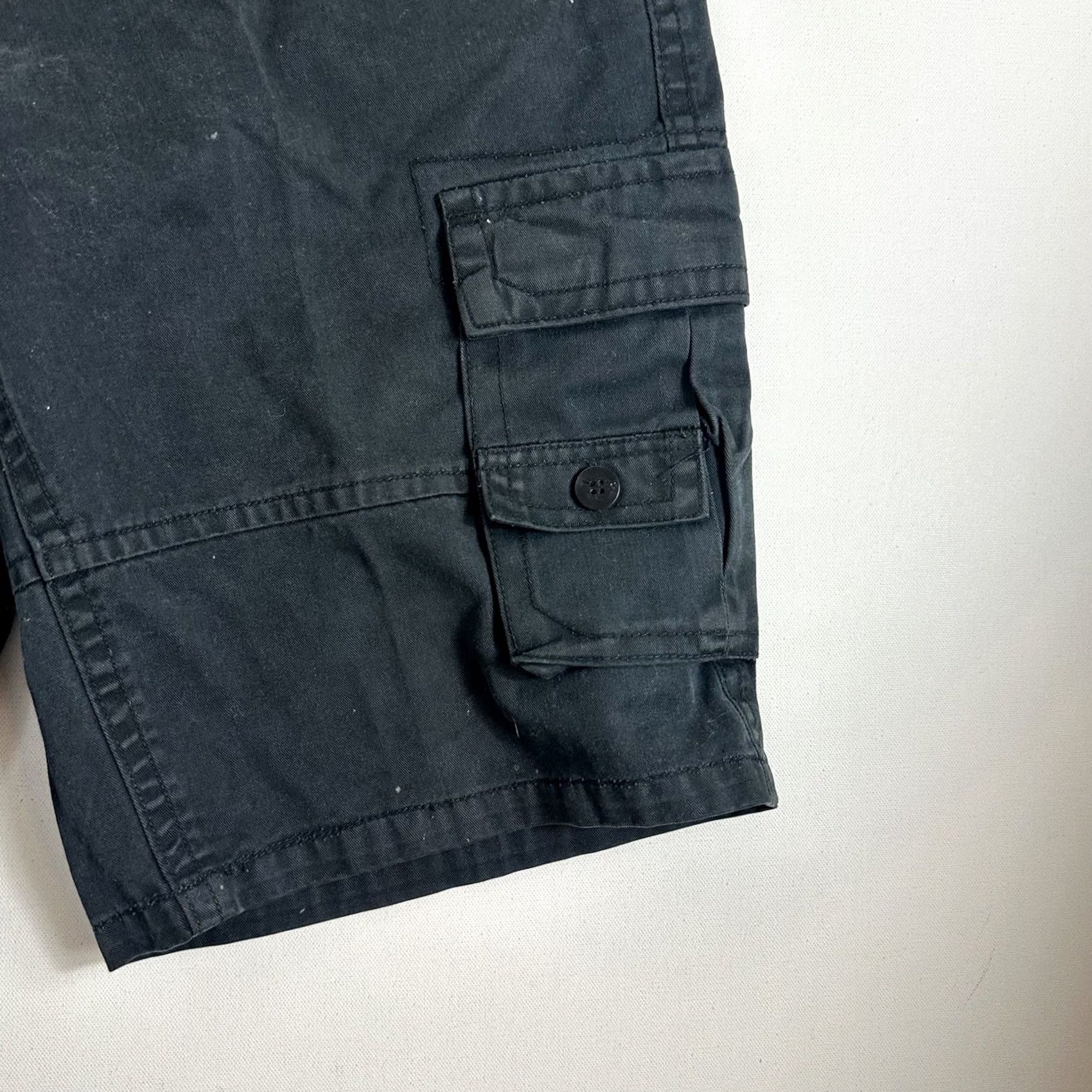 Southpole VINTAGE Southpole Cargo Shorts Mens 36 Black Baggy Hip Hop Grungy Skate Jeans Cotton Canvas 90s Casual Mens Size US 36 / EU 52 - 3 Thumbnail