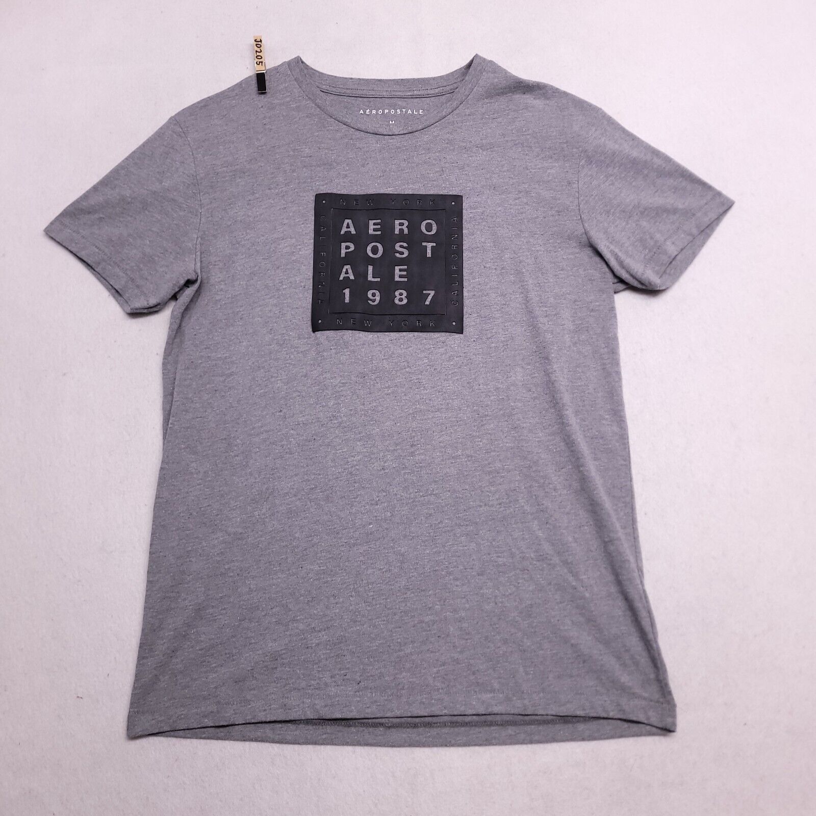 Aeropostale Aeropostale Casual Graphic Shirt Mens Size Medium M Gray Size US M / EU 48-50 / 2 - 2 Thumbnail