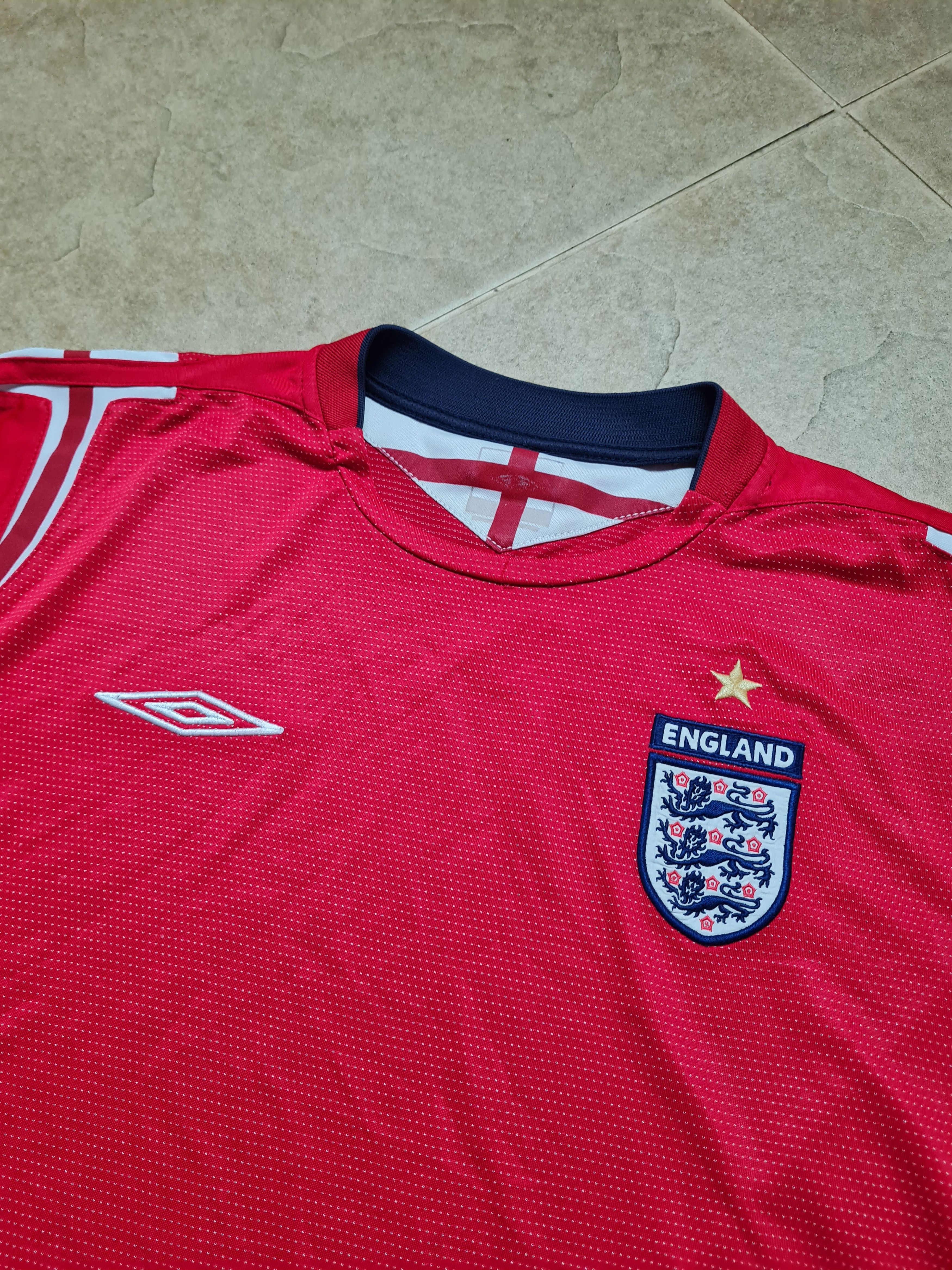 Umbro Soccer Shirt England Umbro 2004/05 Away Football Jersey Kit Size US L / EU 52-54 / 3 - 8 Thumbnail