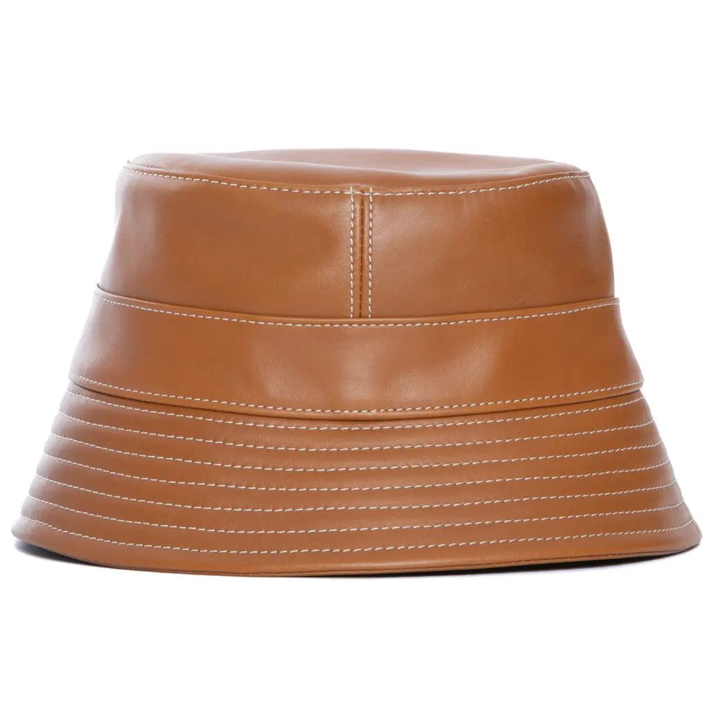 Loro Piana o1v3rcll0525 Size: S / Leather Hat / Cap in Brown Size ONE SIZE - 2 Thumbnail