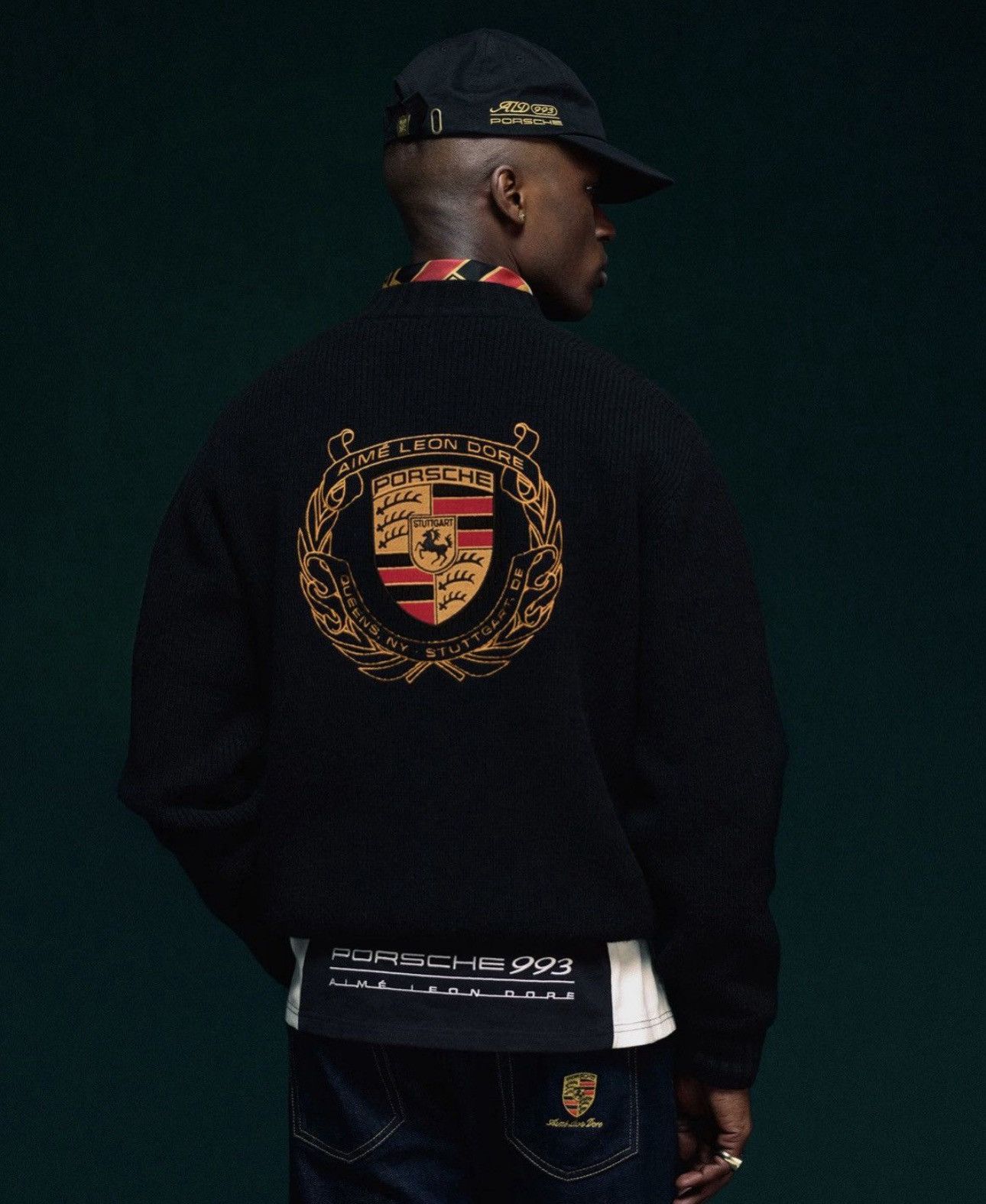Aime Leon Dore ALD / Porsche 993 Turbo Wreath Full-Zip Sweater Size US M / EU 48-50 / 2 - 1 Thumbnail