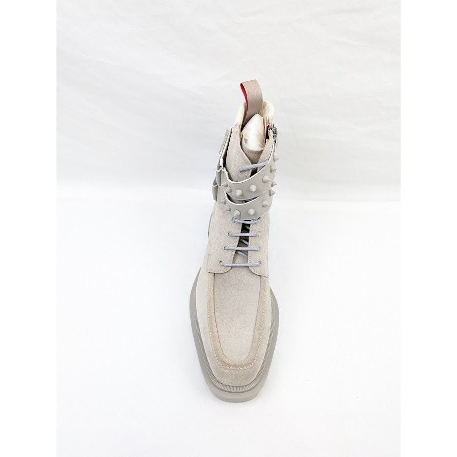 Christian Louboutin o1rshd1 Calf Our Fight Flat Boots in Goose Size US 10 / EU 43 - 9 Thumbnail