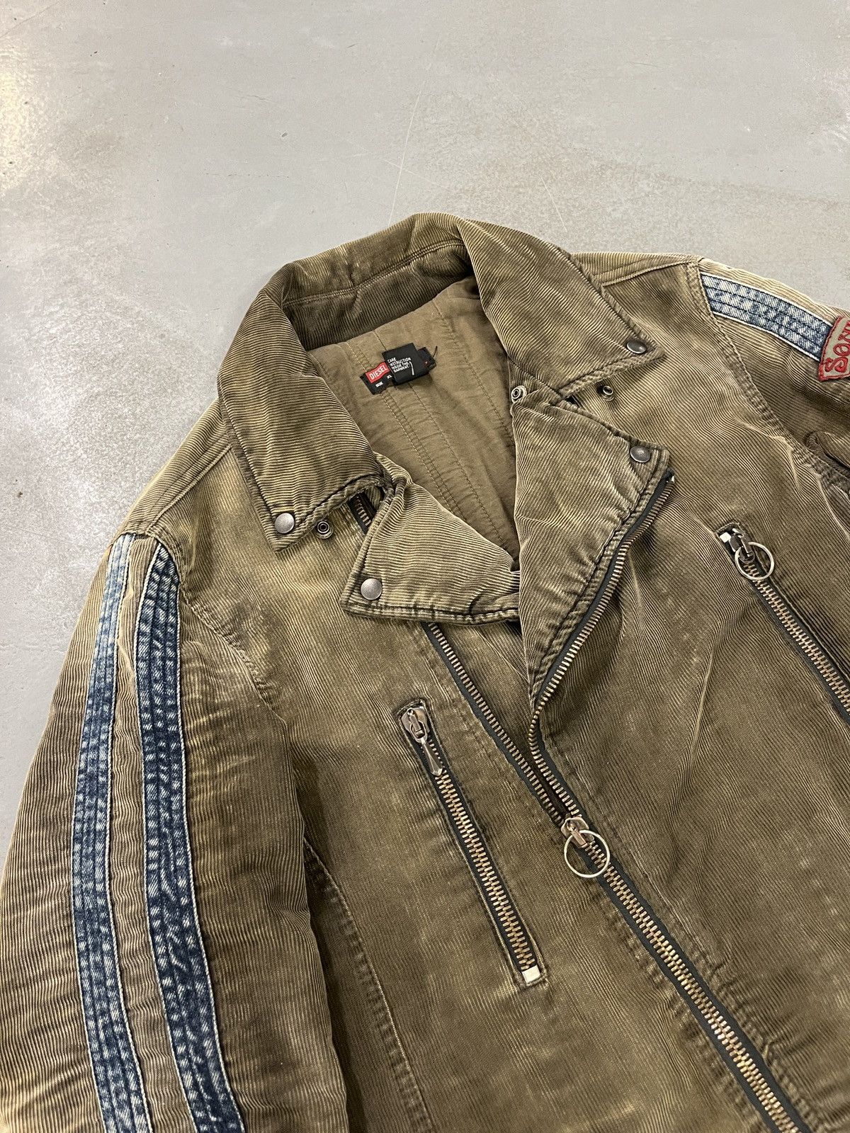 Diesel Diesel 2003 Devil May Cry Dante Corduroy Biker Jacket Size US XL / EU 56 / 4 - 3 Thumbnail