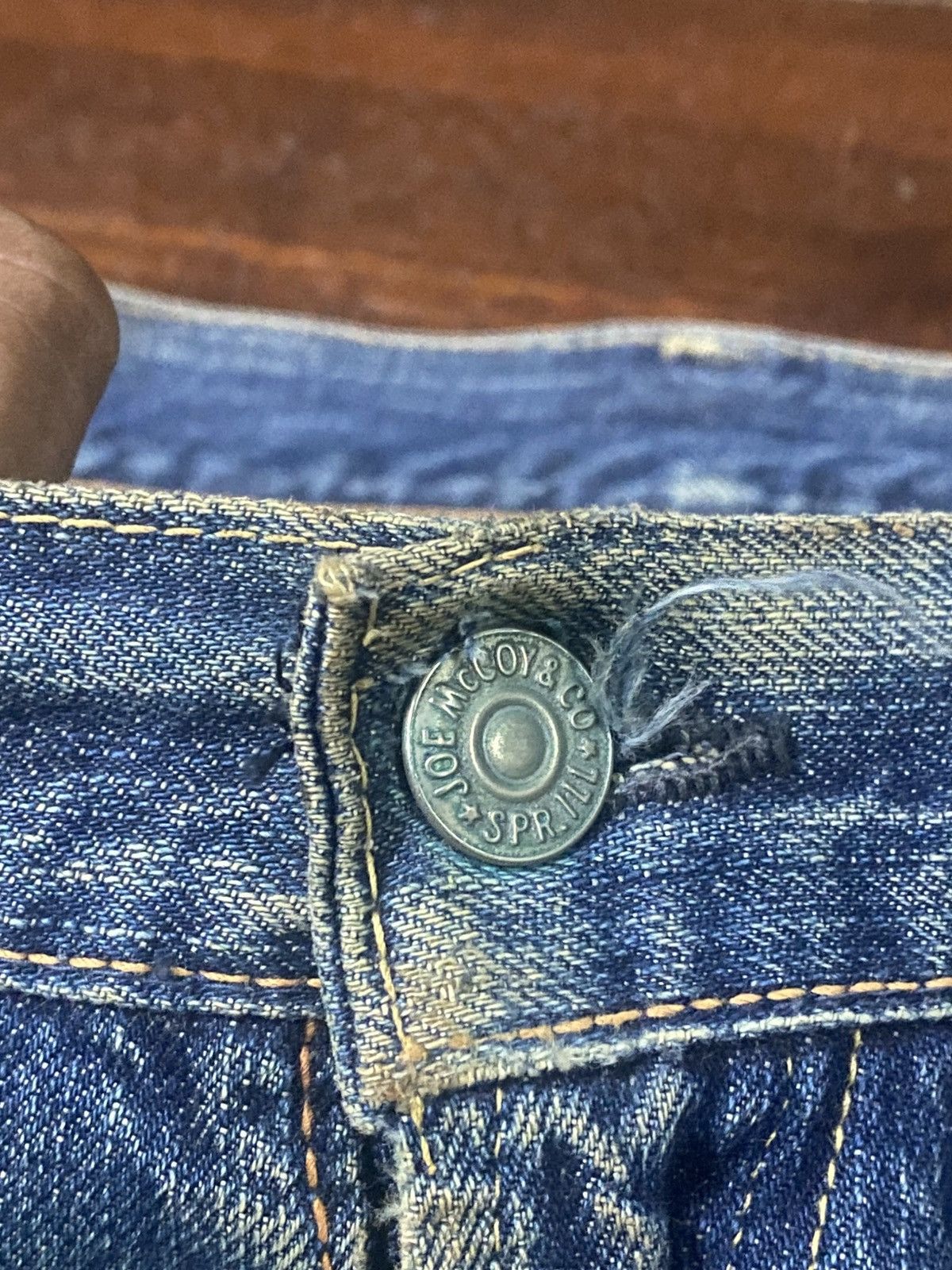 Warehouse & Co. Vintage 40s world war II inspired JOE McCOY 901 Z Selvedge Size US 36 / EU 52 - 9 Thumbnail