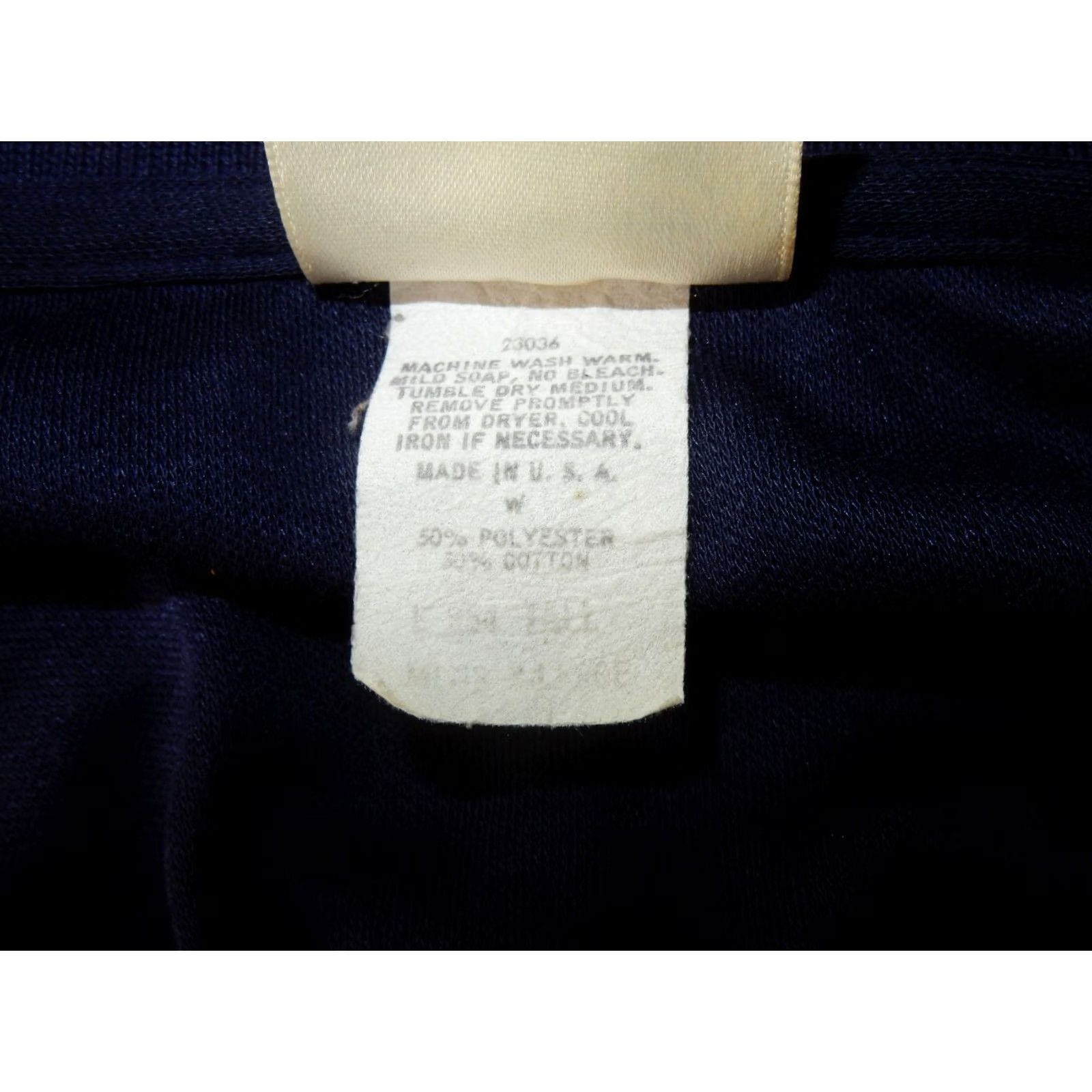 Vintage VTG L.L. Bean Polo Shirt Long Sleeve Mens LT Blue Cotton Blend USA Made Holes on Back Size US L / EU 52-54 / 3 - 4 Thumbnail