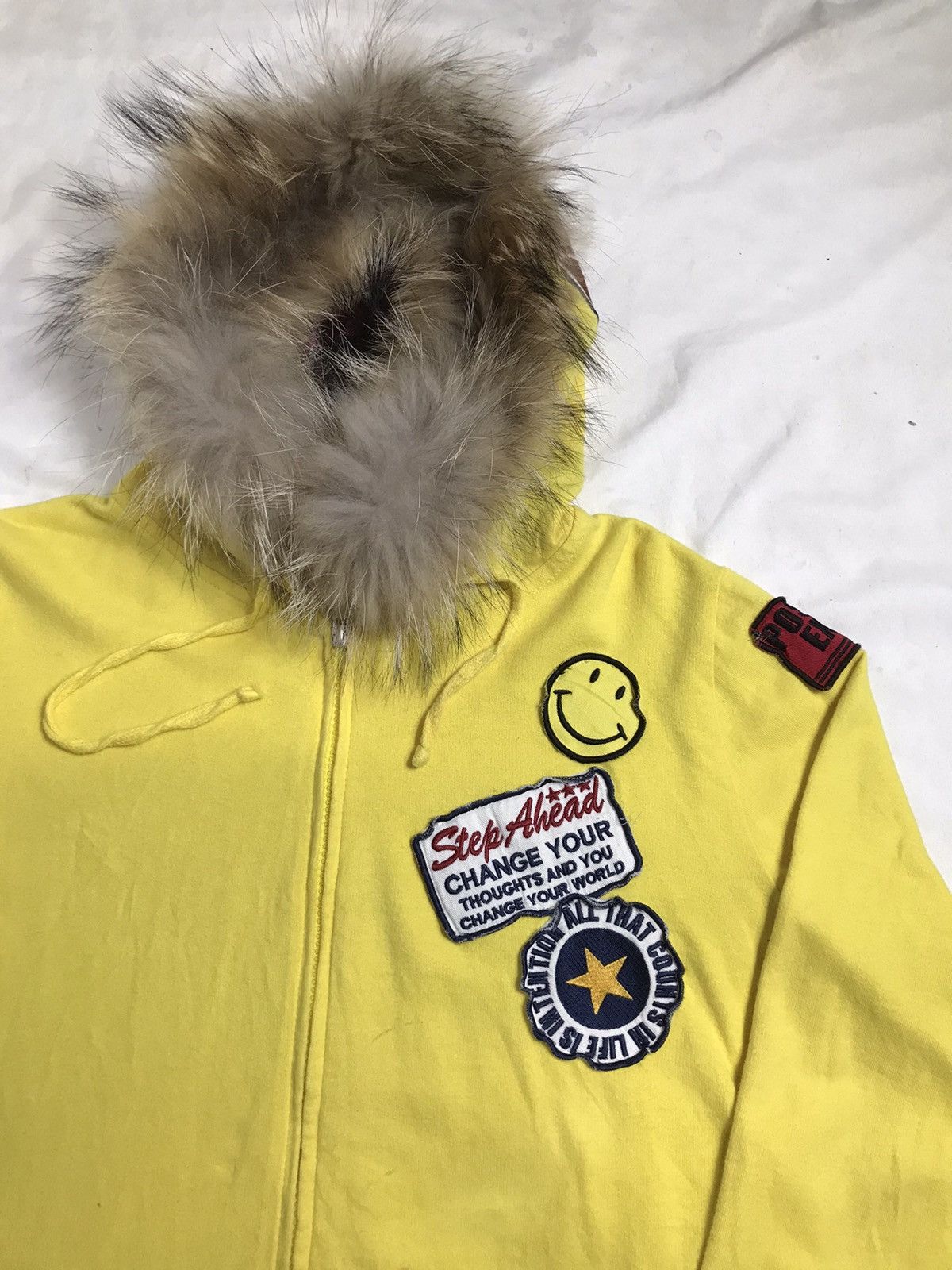 Japanese Brand Japanese zip Fur Hoodie harveysmille hysteric style Size US S / EU 44-46 / 1 - 3 Thumbnail