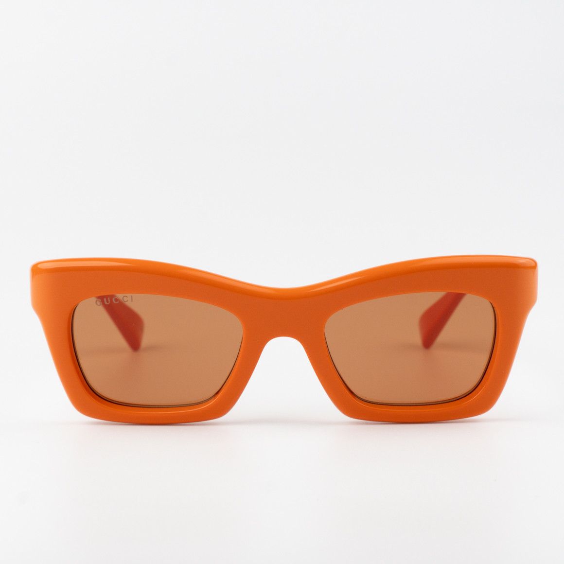 Gucci NEW Gucci GG1773S 004 Orange Brown Cat Eye Unisex Sunglasses Size ONE SIZE - 2 Thumbnail
