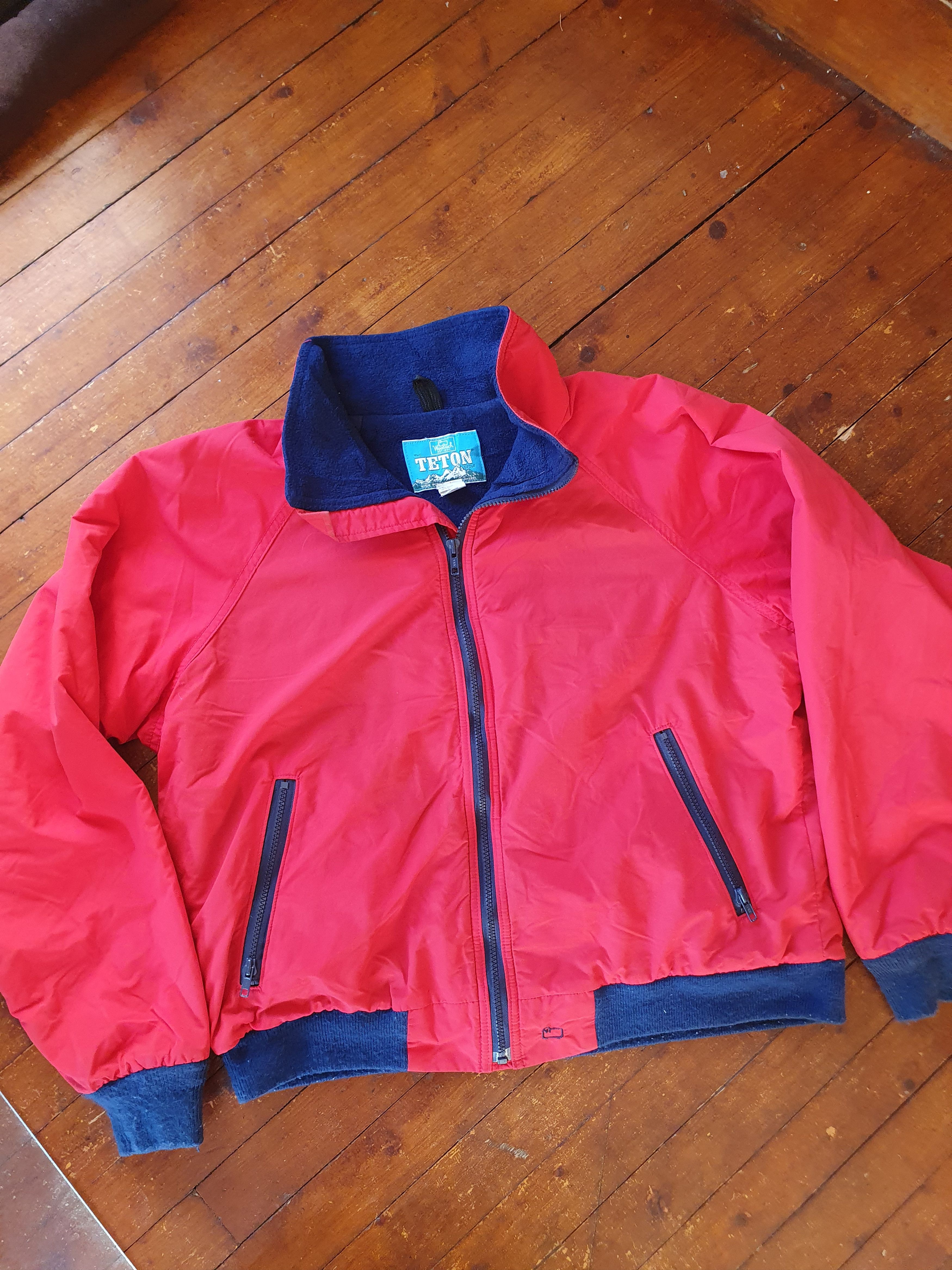 Vintage × Woolrich Woolen Mills Woolrich Teton Jacket Vintage Made in USA Fleece Lined Size US L / EU 52-54 / 3 - 5 Thumbnail