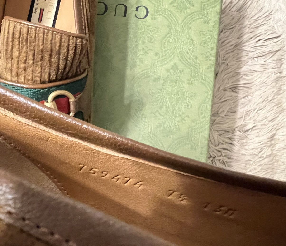 Gucci Gucci brown corduroy horsebit luxury dress shoes loafers Size US 8.5 / EU 41-42 - 8 Thumbnail