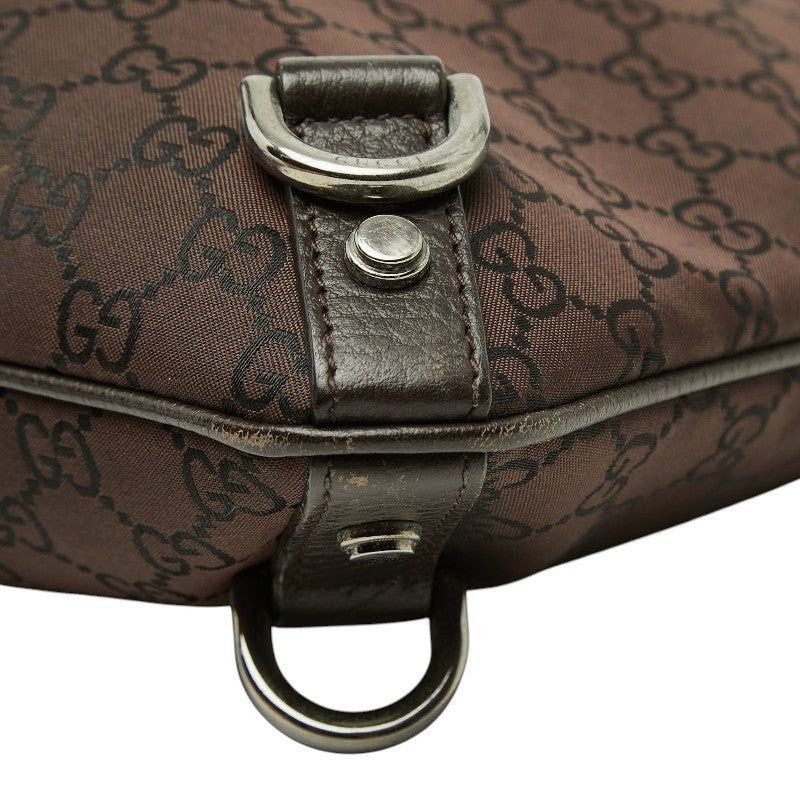 Gucci Gucci GG Nylon Abbey Shoulder Bag Brown Size ONE SIZE - 5 Thumbnail
