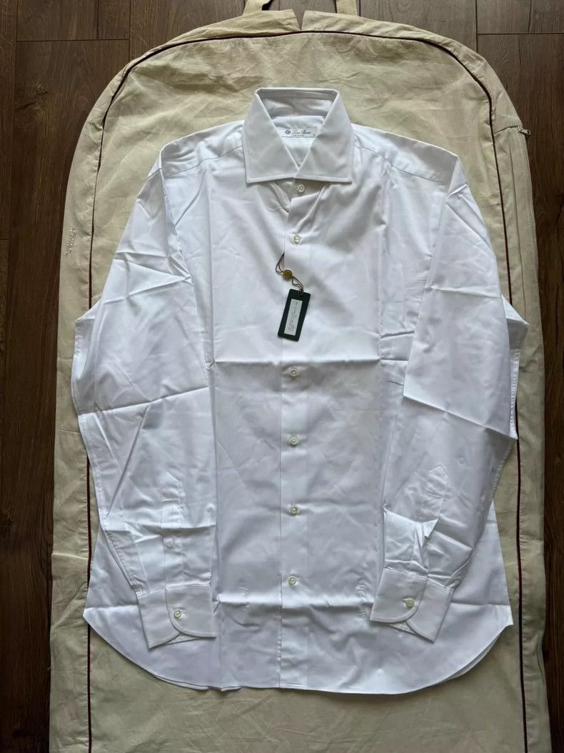 Loro Piana Loro Piana Men's Cotton Shirt- Size US M / EU 48-50 / 2 - 3 Thumbnail