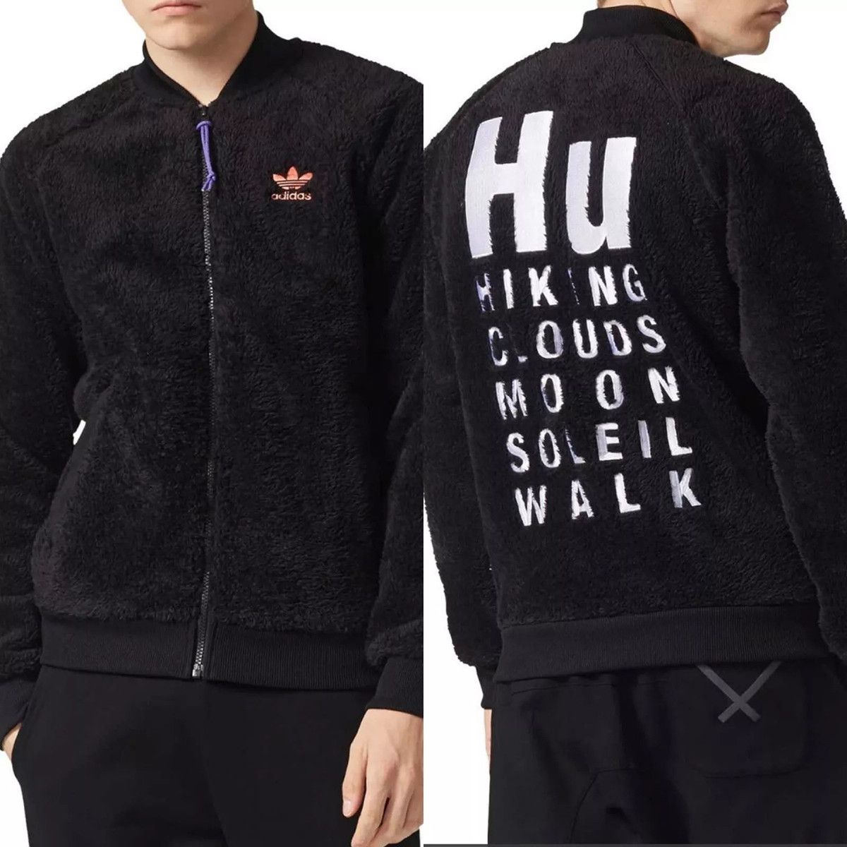 Adidas × Pharrell adidas pharrell Williams Hu Hiking Fleece Track Jacket/us L Size US L / EU 52-54 / 3 - 11 Thumbnail