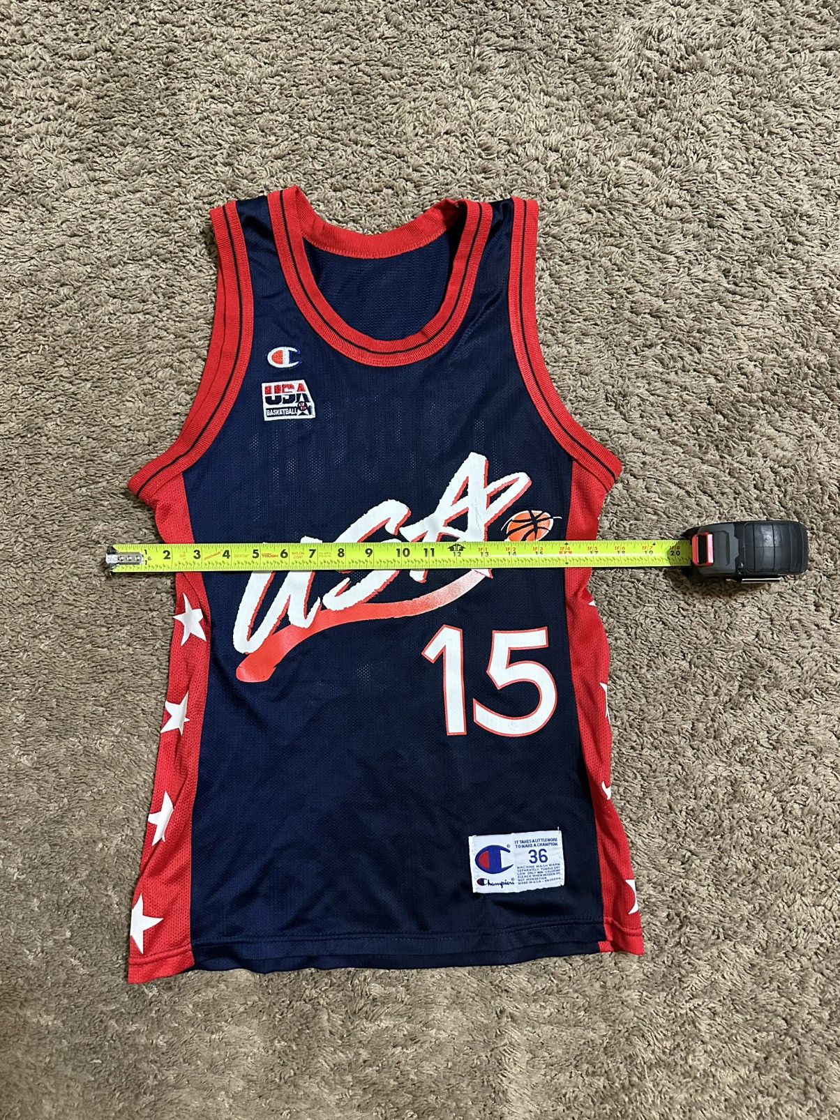 NBA Vintage NBA Champion USA 90s jersey 90s size 36/ XS Size US XXS / EU 40 - 4 Thumbnail