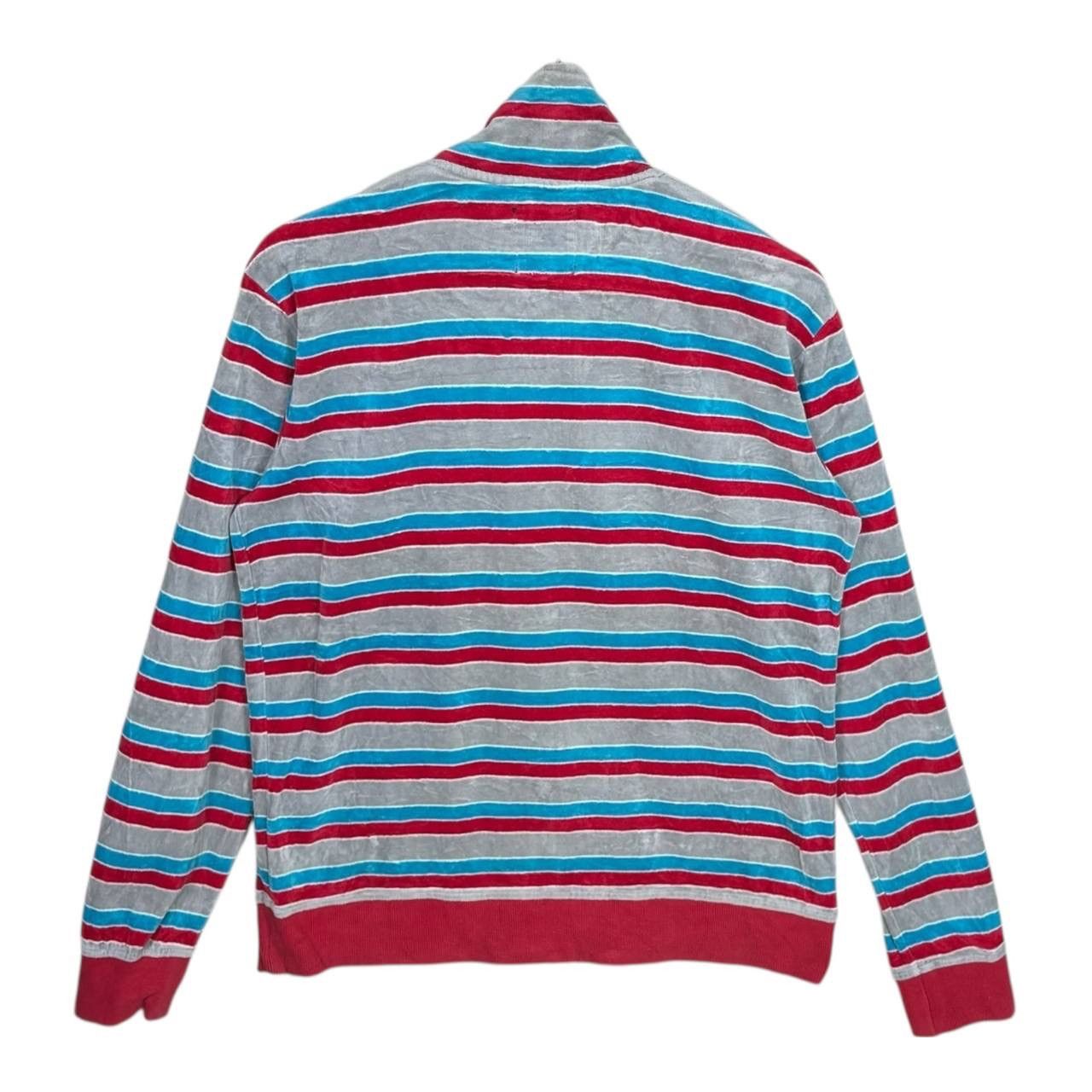 PPFM PPFM Striped Velour Track Jacket Vintage Japanese Archive M Size US M / EU 48-50 / 2 - 2 Thumbnail