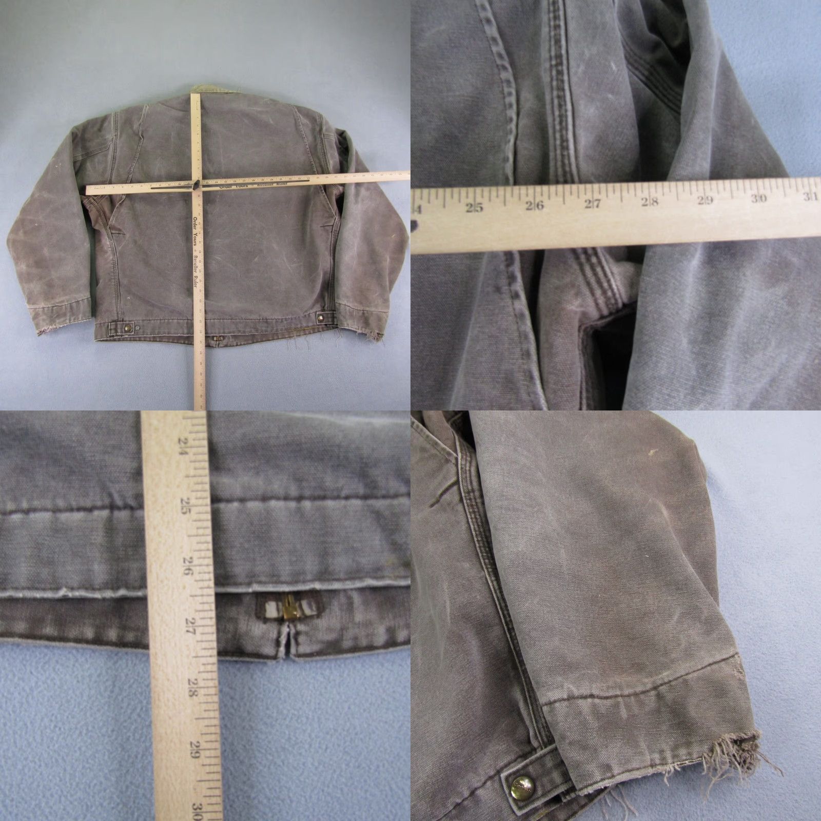 Carhartt VINTAGE Carhartt Jacket 2XLT Brown J97 Chore Coat Mid-Length Zip Lined Workwear Men Size US XXL / EU 58 / 5 - 8 Thumbnail