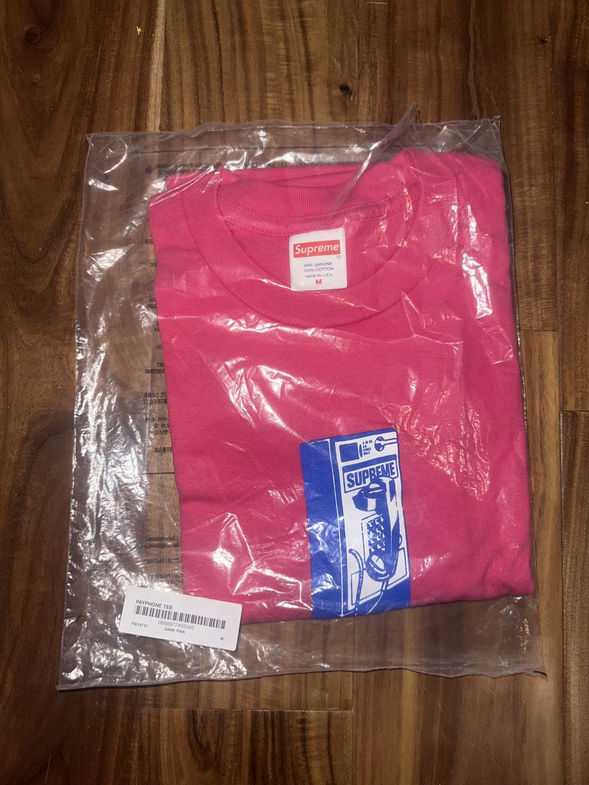 Supreme Supreme Payphone tee Size US M / EU 48-50 / 2 - 3 Thumbnail