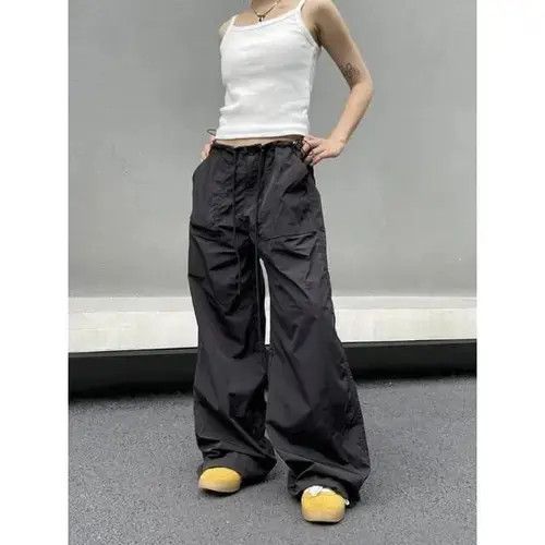 Japanese Brand × Vintage Women's wide cargo pants Size 30" / US 8 / IT 44 - 3 Thumbnail