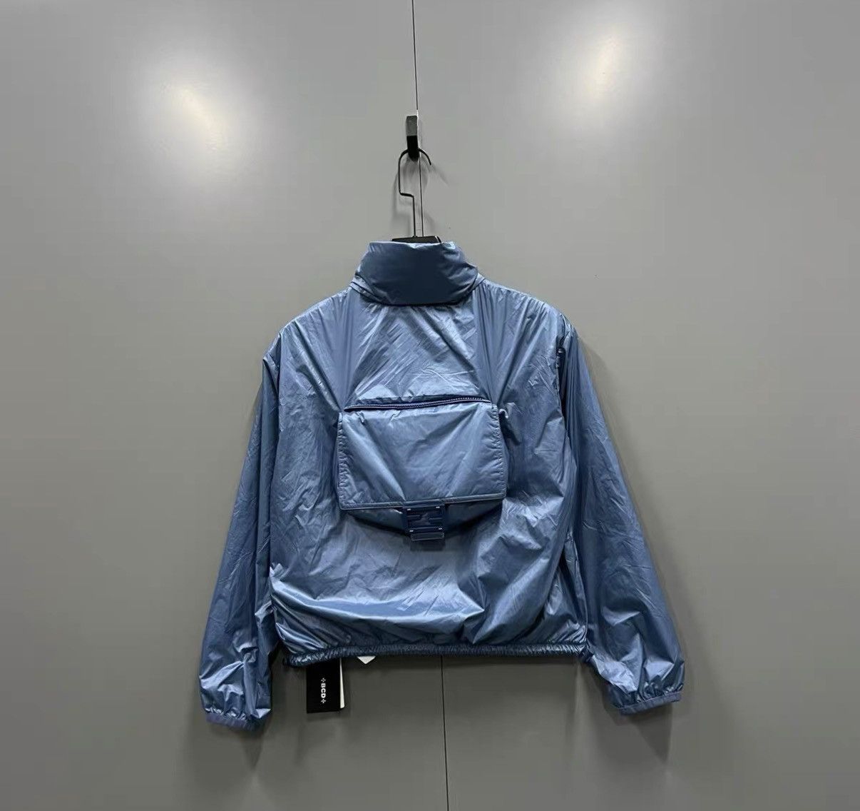 Fendi FENDI Blue Logo Printed Coat J41 Size XS / US 0-2 / IT 36-38 - 1 Thumbnail