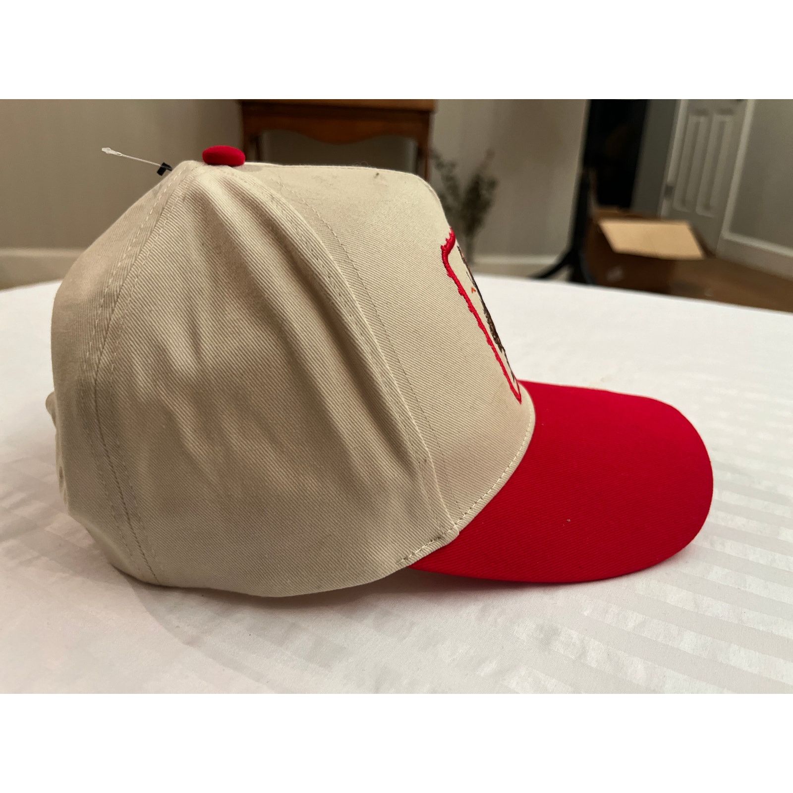 Other David & Young Howdy Cowboy Hat Cream Red Bucking Bronco Size ONE SIZE - 6 Thumbnail