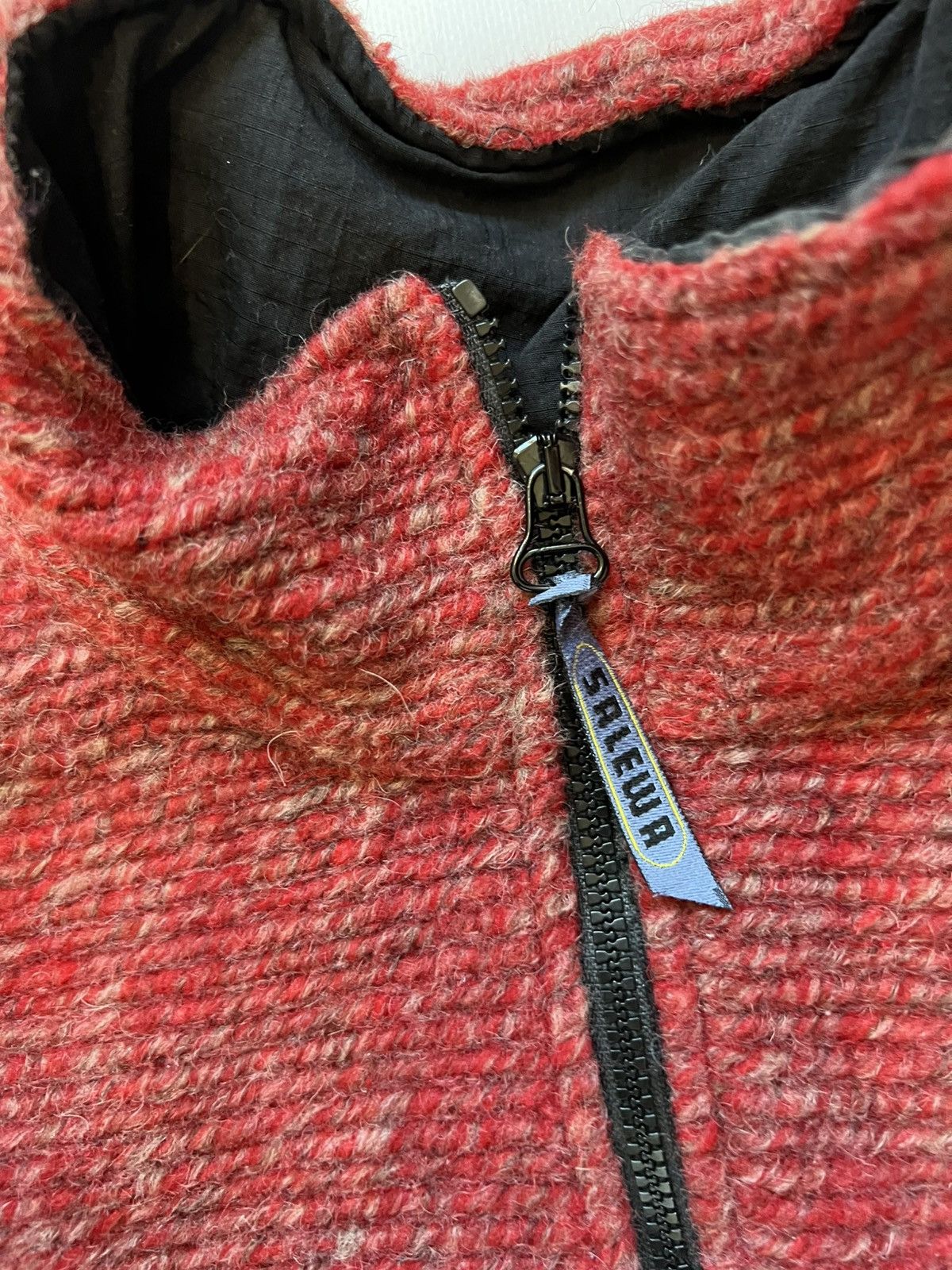 SALEWA Salewa Vintage Wool Zip Jacket 90s Oversized Polartec Nylon Size US XL / EU 56 / 4 - 6 Thumbnail