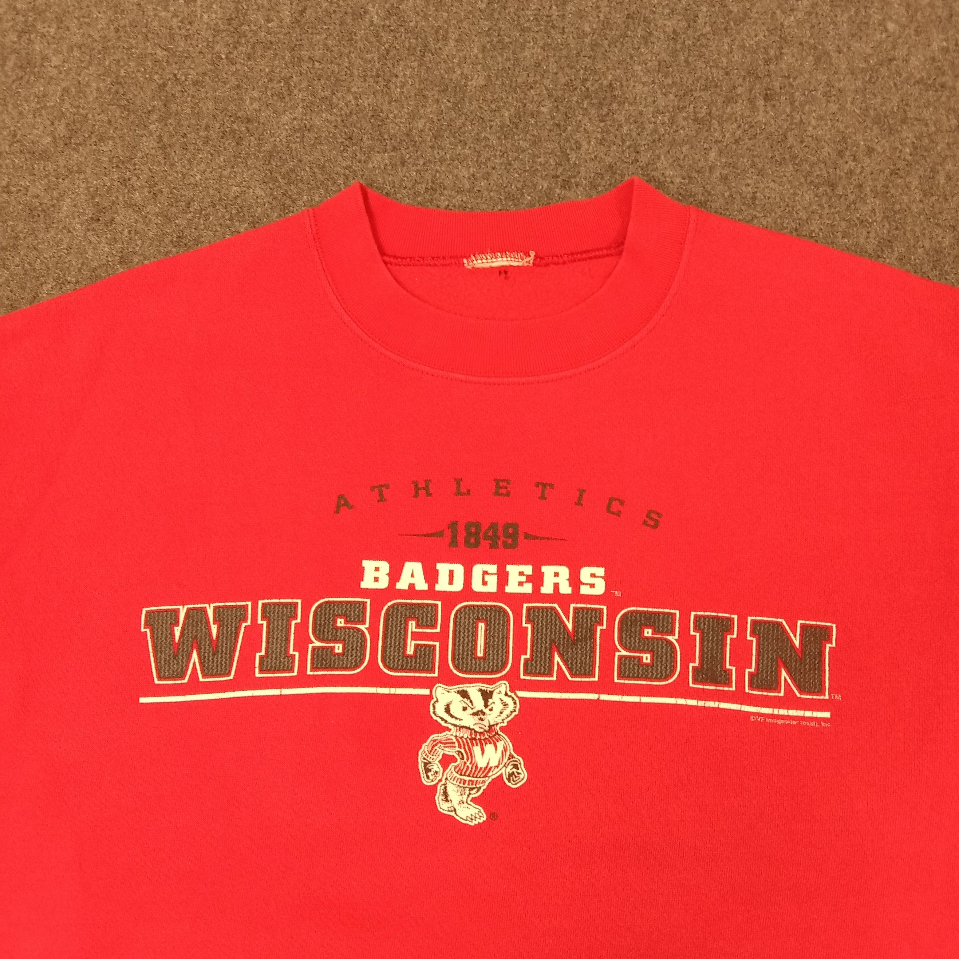NFL Badgers Wisconsin American Football Sweatshirt C248N3 Size US XXL / EU 58 / 5 - 2 Thumbnail