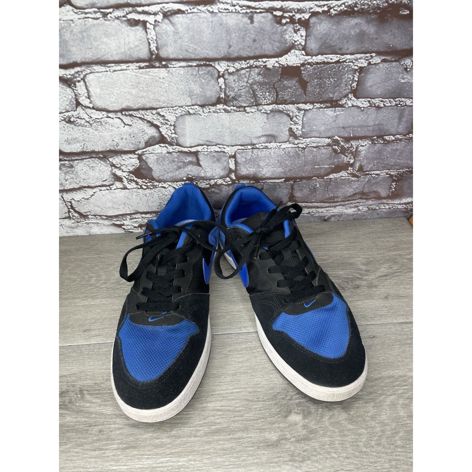 Nike Nike Alleyoop SB Royal Blue Black Synthetic Skate Shoes Men’ Size US 10.5 / EU 43-44 - 12 Thumbnail