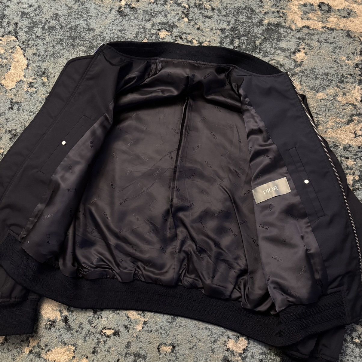 Dior Christian Dior Couture Navy Bomber Jacket Size 54 (M US) Size US M / EU 48-50 / 2 - 3 Thumbnail