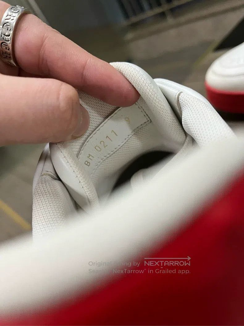 Louis Vuitton Louis Vuitton Trainer white red shoes Size US 9 / EU 42 - 6 Thumbnail