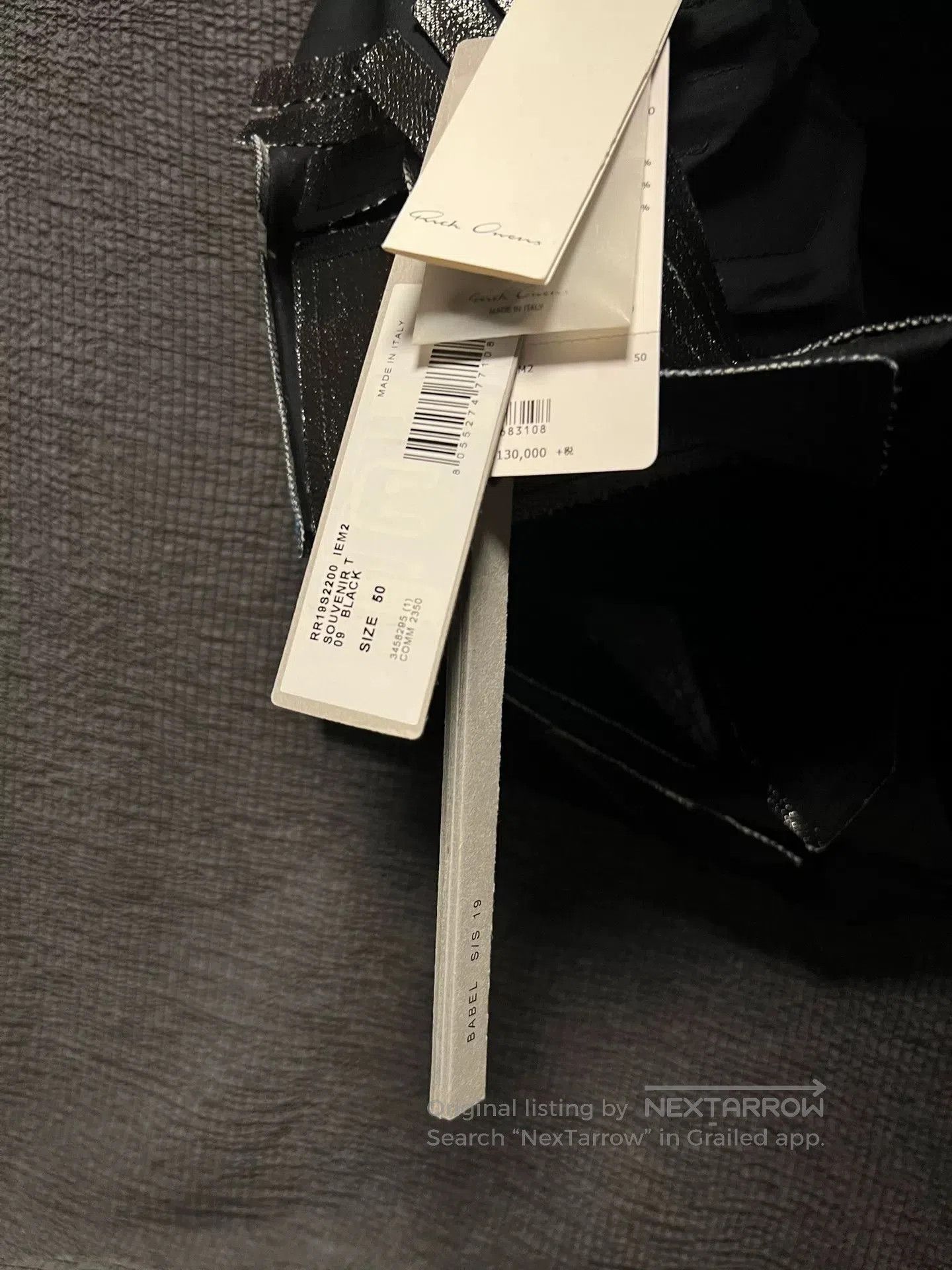 Rick Owens Rick Owens 19ss Unique Short Sleeve Top. Size US M / EU 48-50 / 2 - 7 Thumbnail