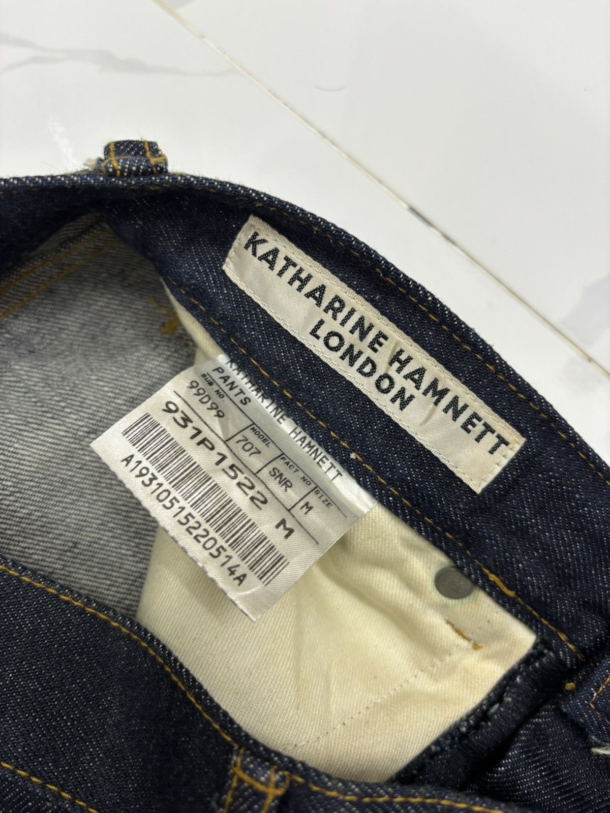 Katharine Hamnett London Katharine Hamnett London Selvedge Denim Jeans Size US 31 - 16 Thumbnail