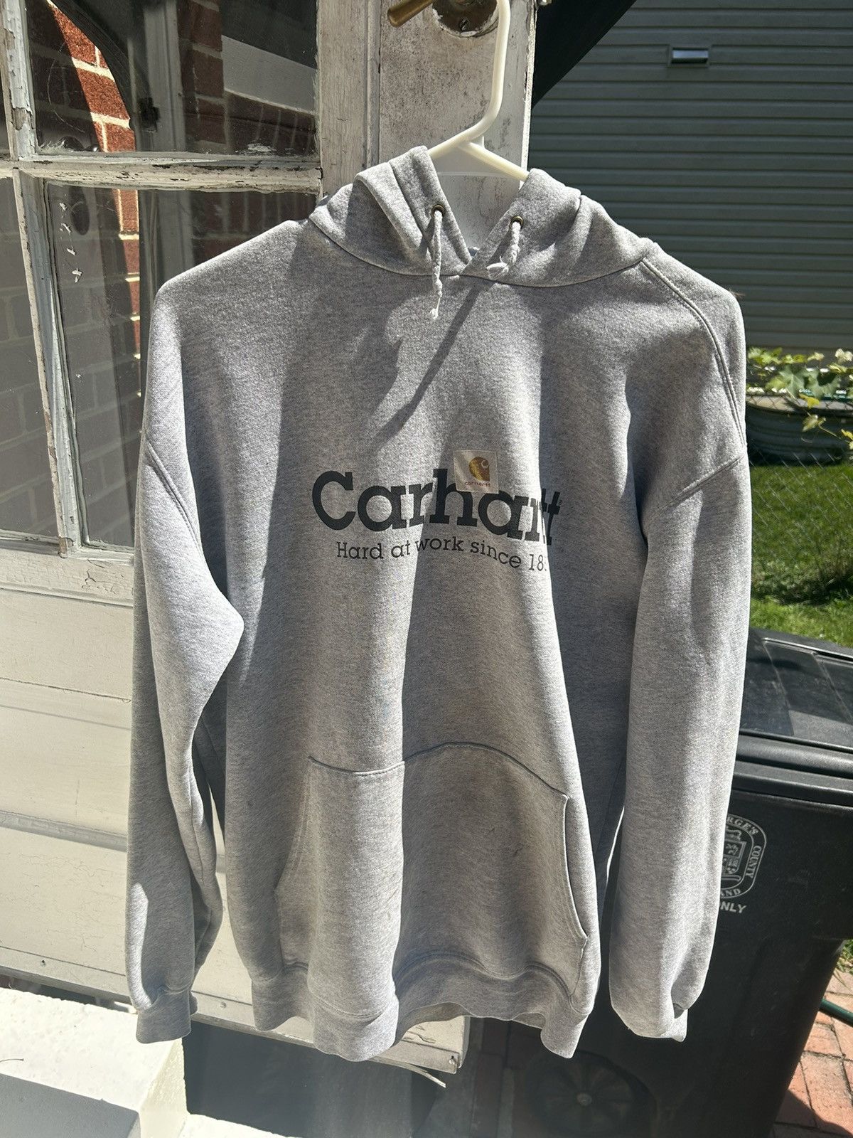 Carhartt × Vintage GREY CARHARTT HOODIE Size US M / EU 48-50 / 2 - 1 Thumbnail