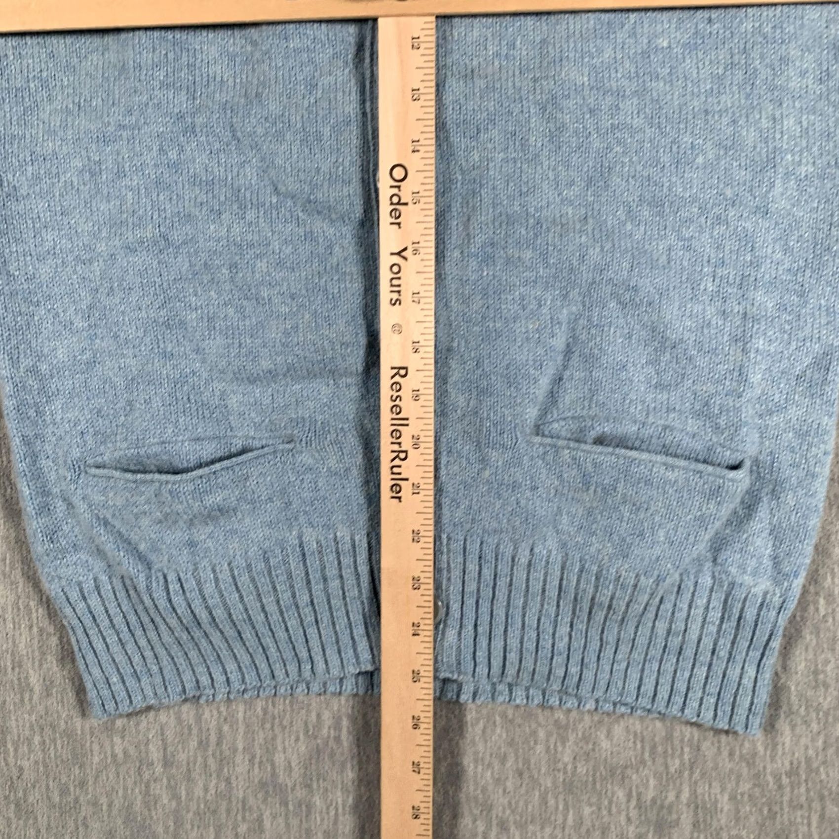 Vintage VINTAGE Robert Bruce Sweater Vest Mens Large Light Blue Knit Button Front Made USA Size US L / EU 52-54 / 3 - 7 Thumbnail