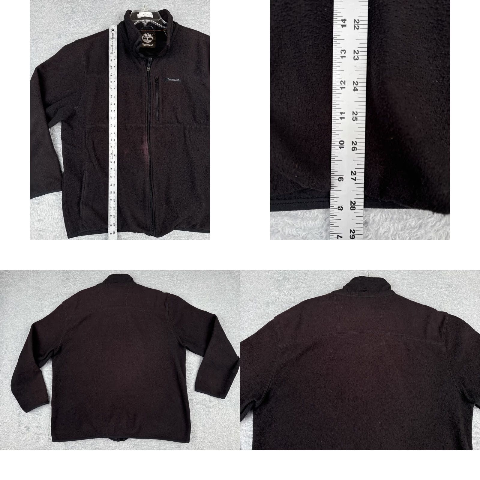 Timberland Timberland Jacket Men Extra Large Black Full Zip Mock Neck 100% Polyester Read Size US L / EU 52-54 / 3 - 10 Thumbnail