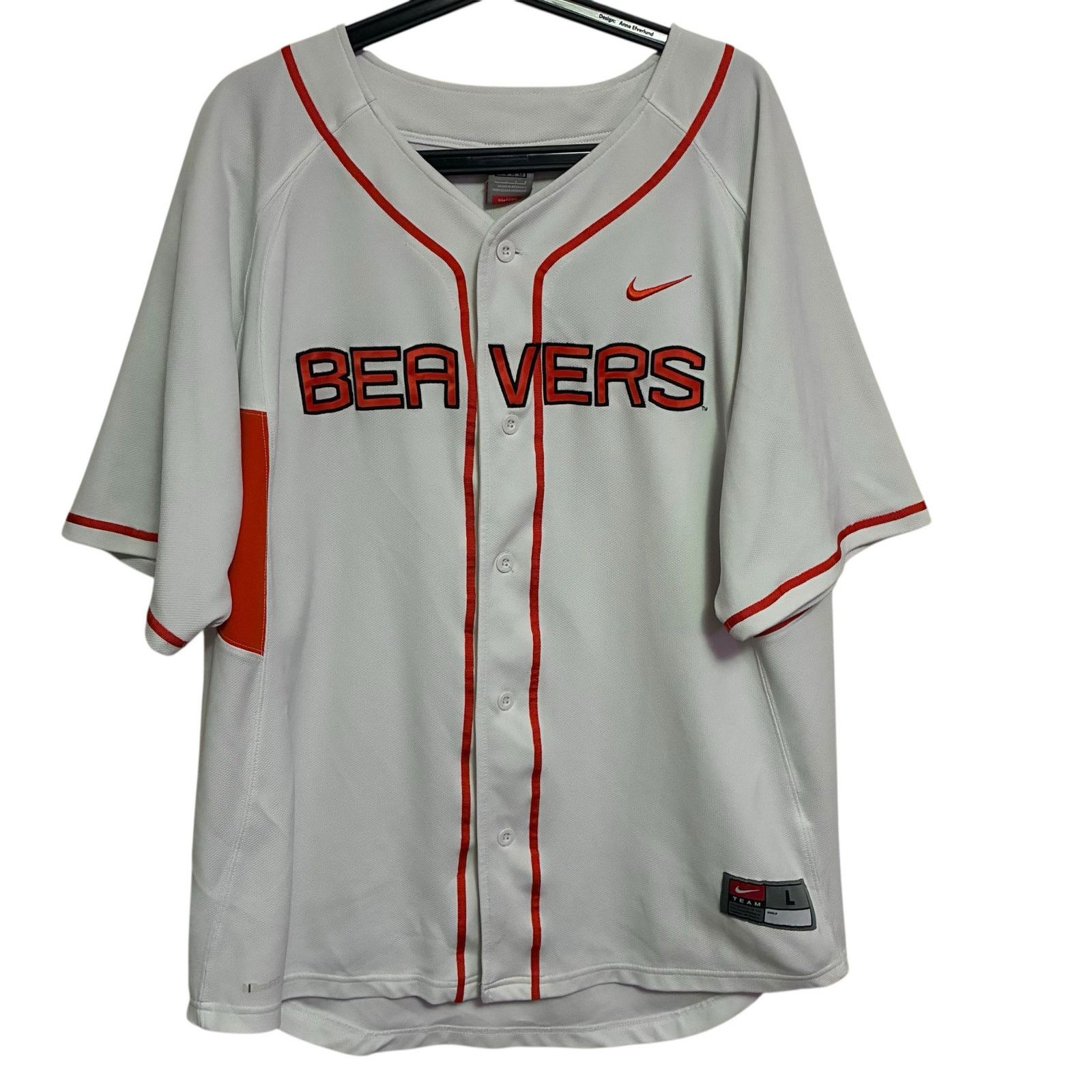 Nike Vintage Nike Oregon State Beavers Team Jersey Mens Size L Size US L / EU 52-54 / 3 - 1 Thumbnail